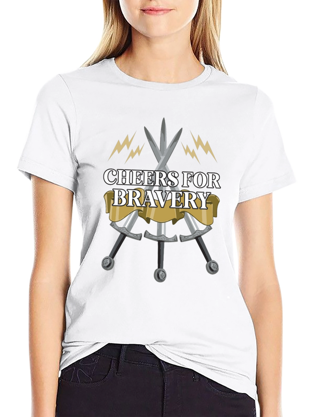 Cheers for Bravery Graphic T-Shirt