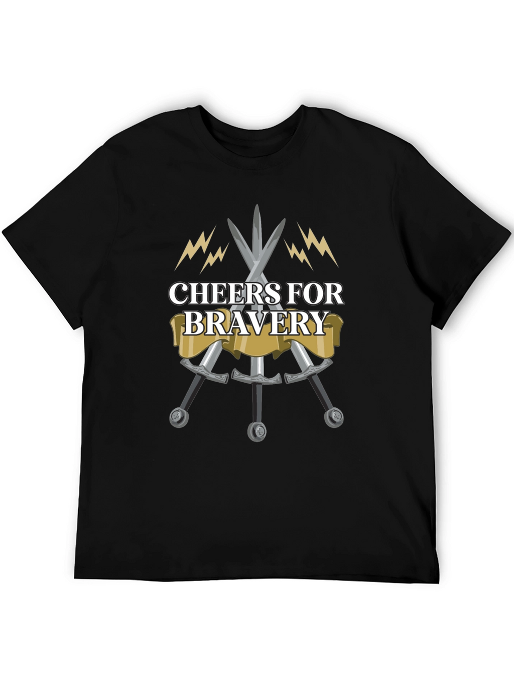 Cheers for Bravery Graphic T-Shirt