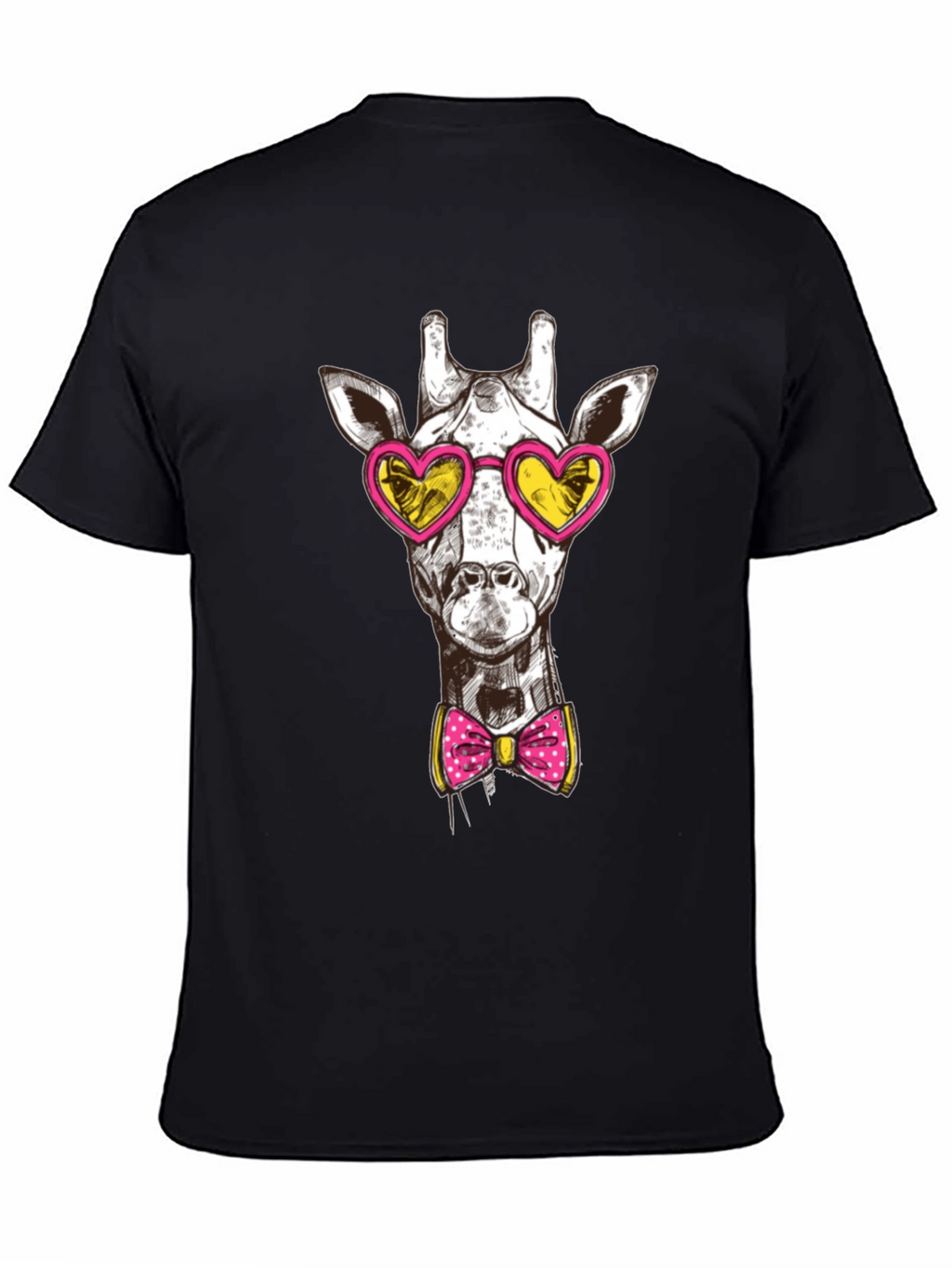 Giraffe Heart Sunglasses Graphic Tee