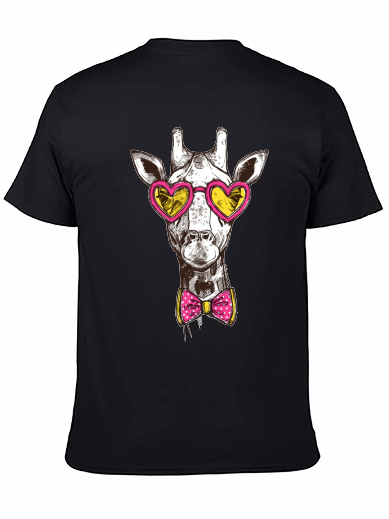 Giraffe Heart Sunglasses Graphic Tee