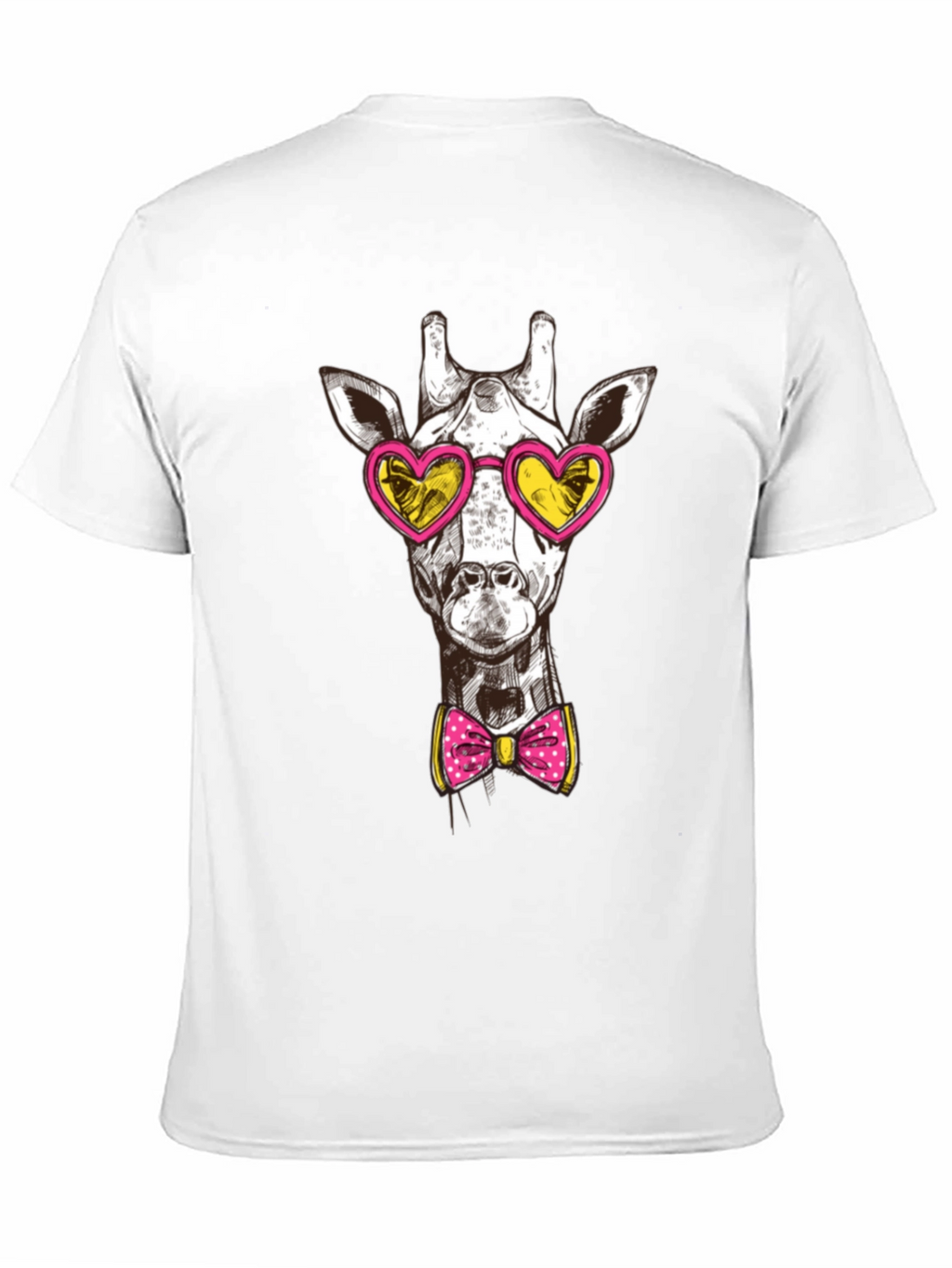Giraffe Heart Sunglasses Graphic Tee
