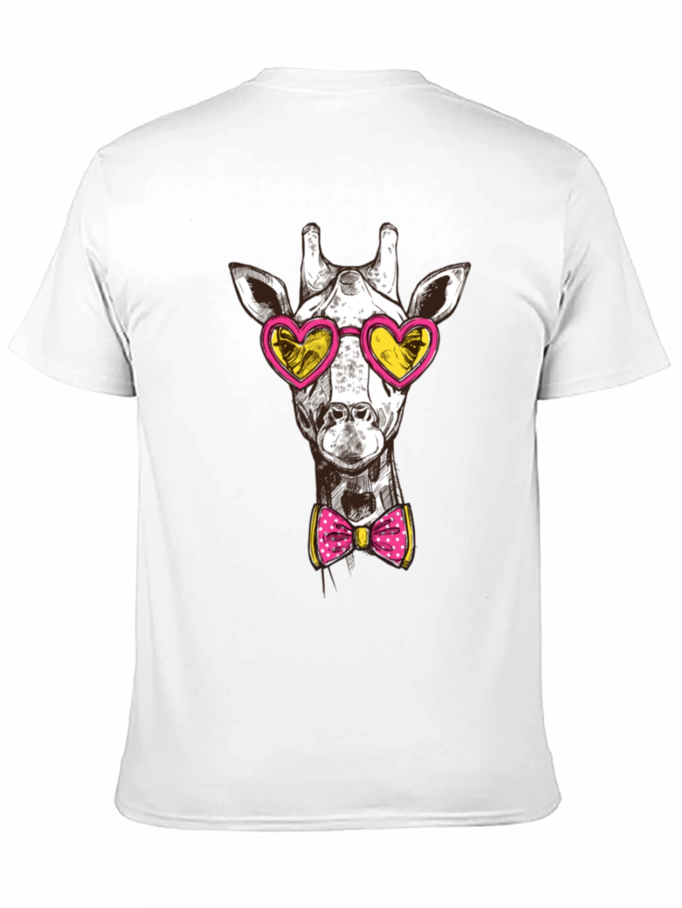 Giraffe Heart Sunglasses Graphic Tee