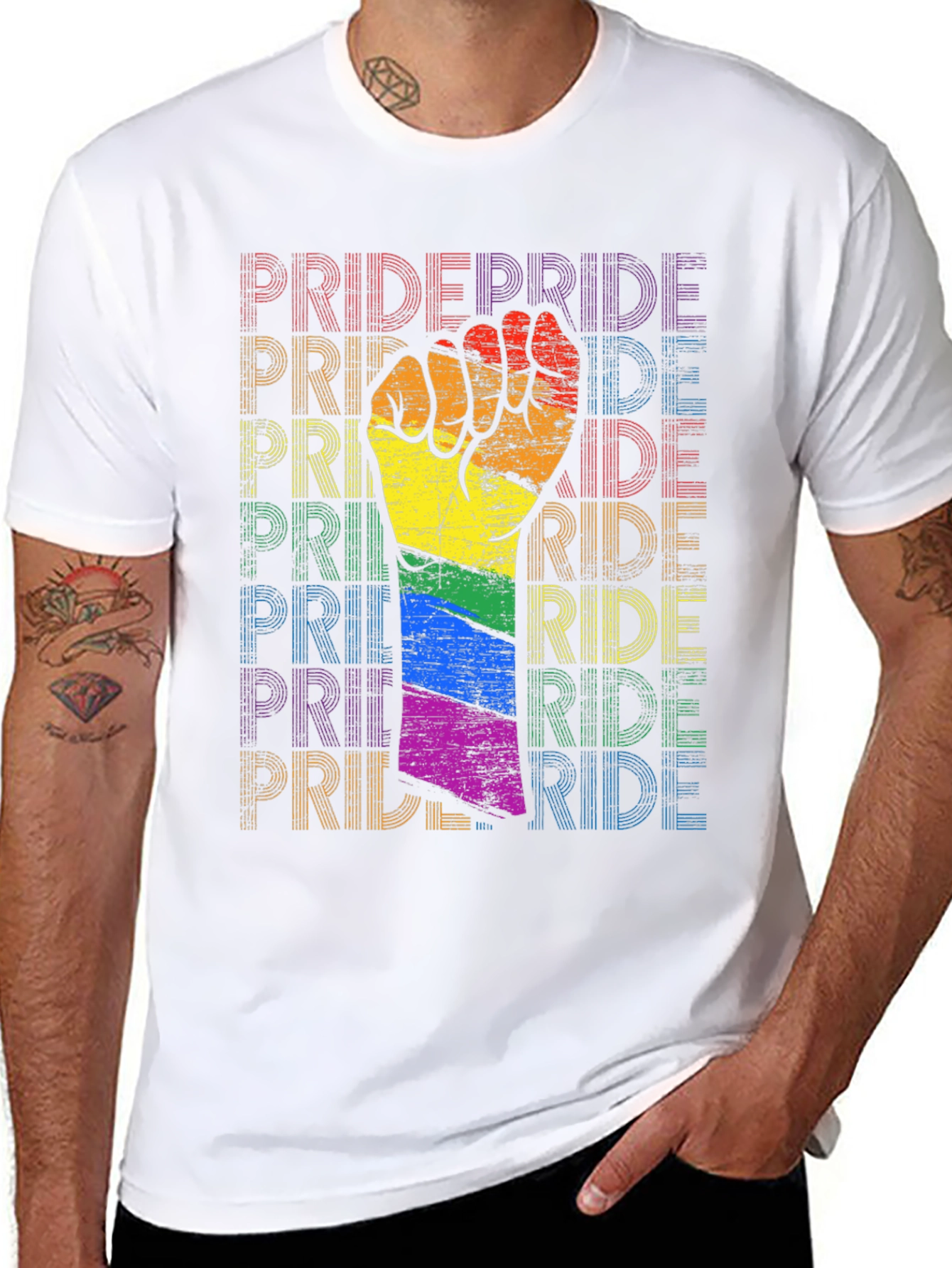 Pride Fist T-Shirt: Ride with Pride!