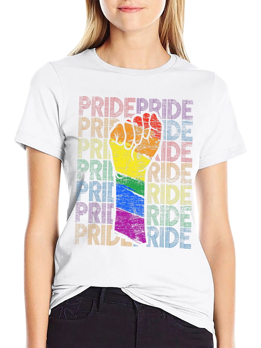 Pride Fist T-Shirt: Ride with Pride!
