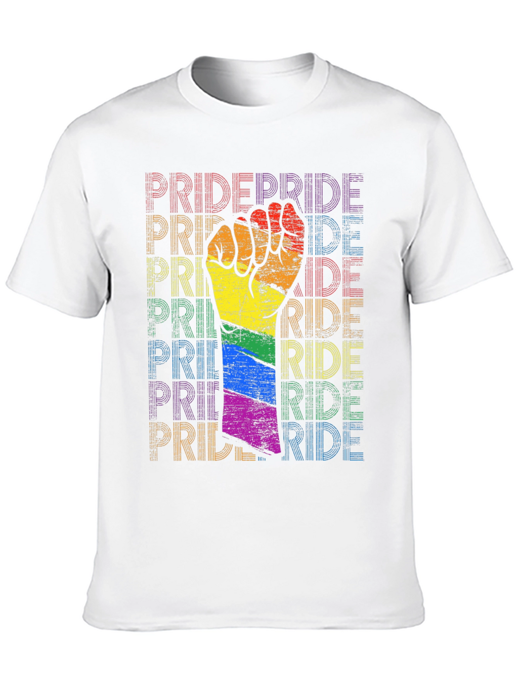 Pride Fist T-Shirt: Ride with Pride!