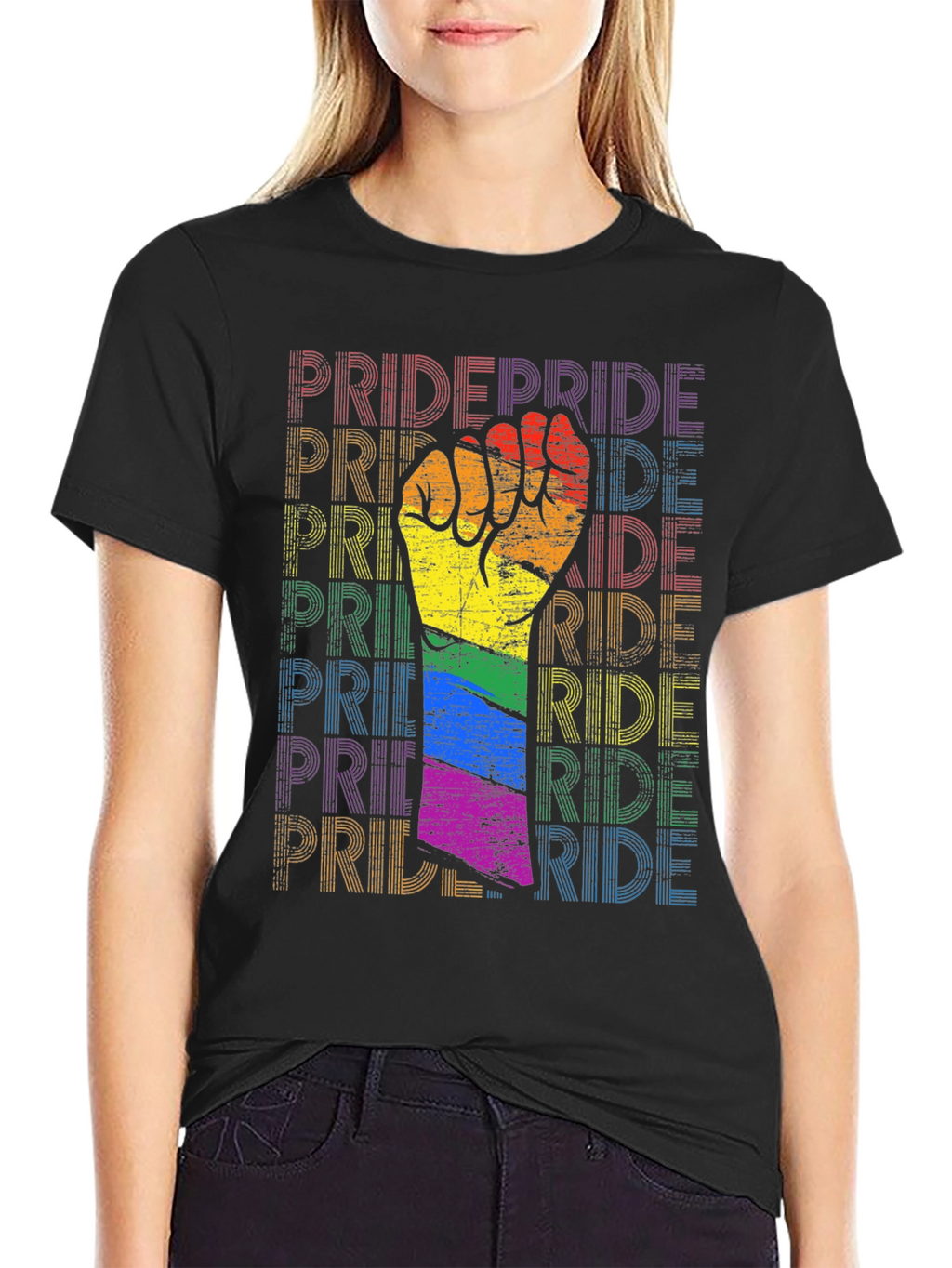 Pride Fist T-Shirt: Ride with Pride!
