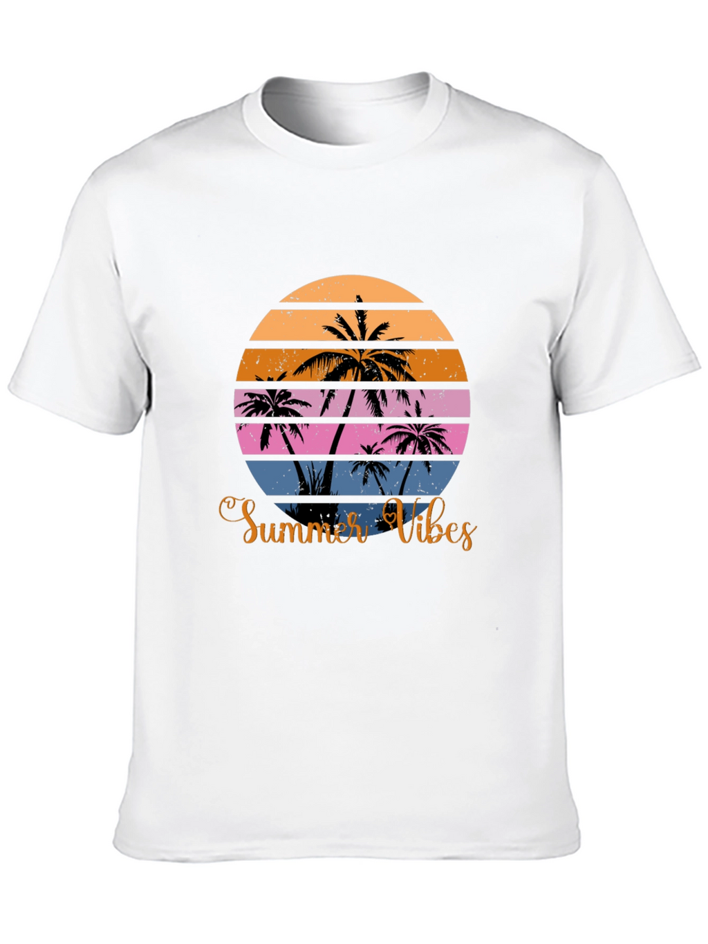 Summer Vibes Palm Tree Graphic Tee
