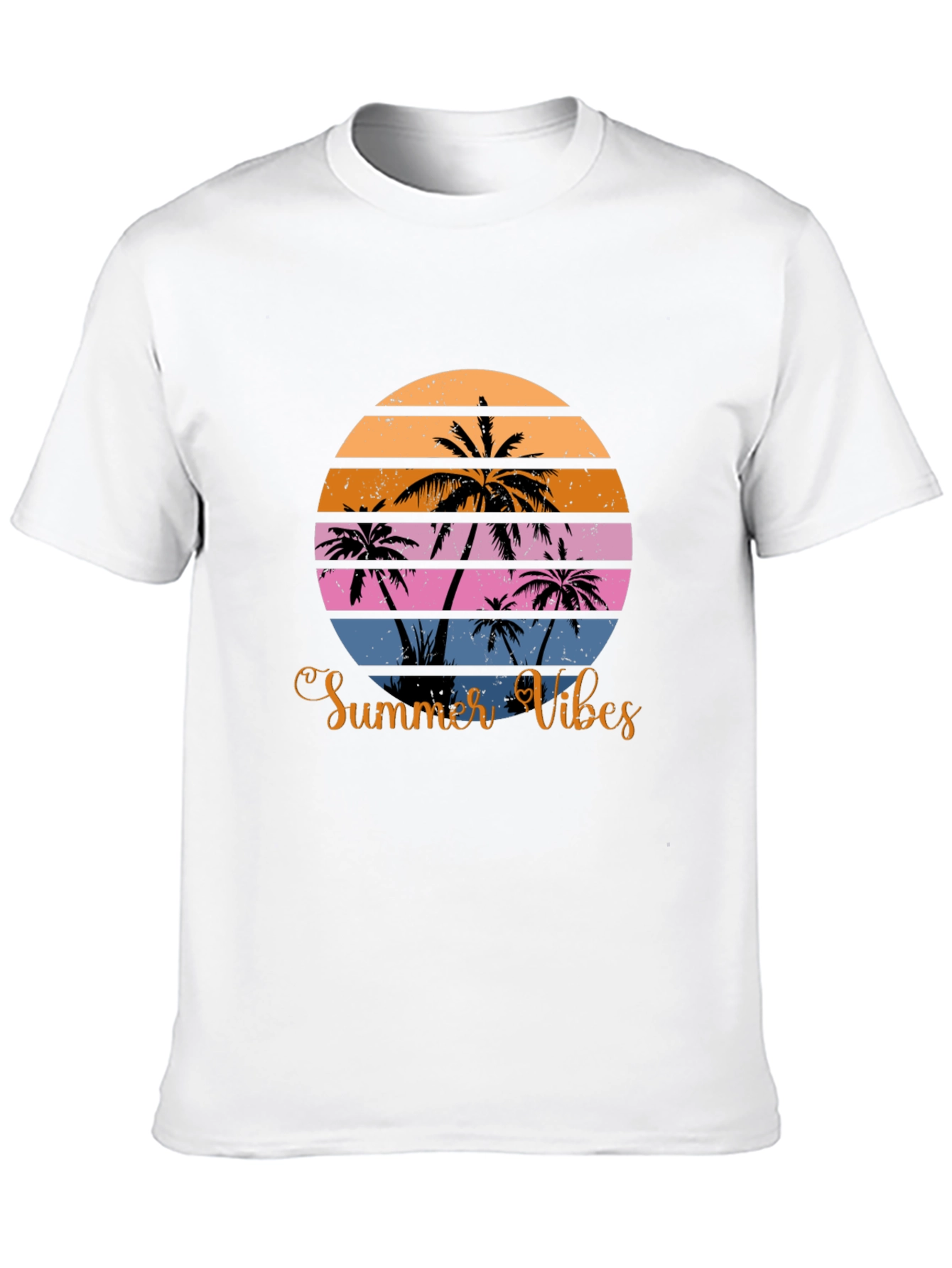 Summer Vibes Palm Tree Graphic Tee
