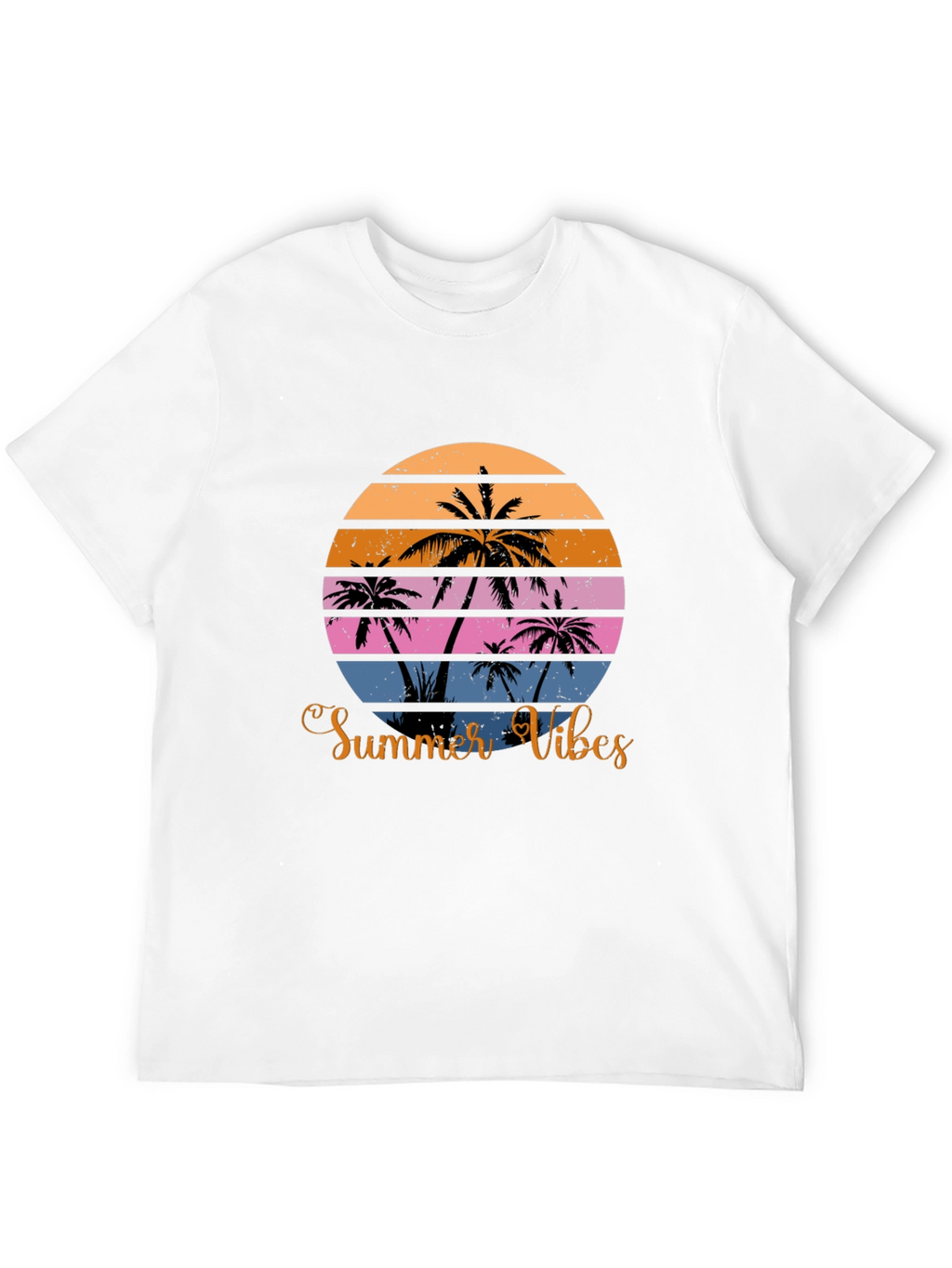 Summer Vibes Palm Tree Graphic Tee