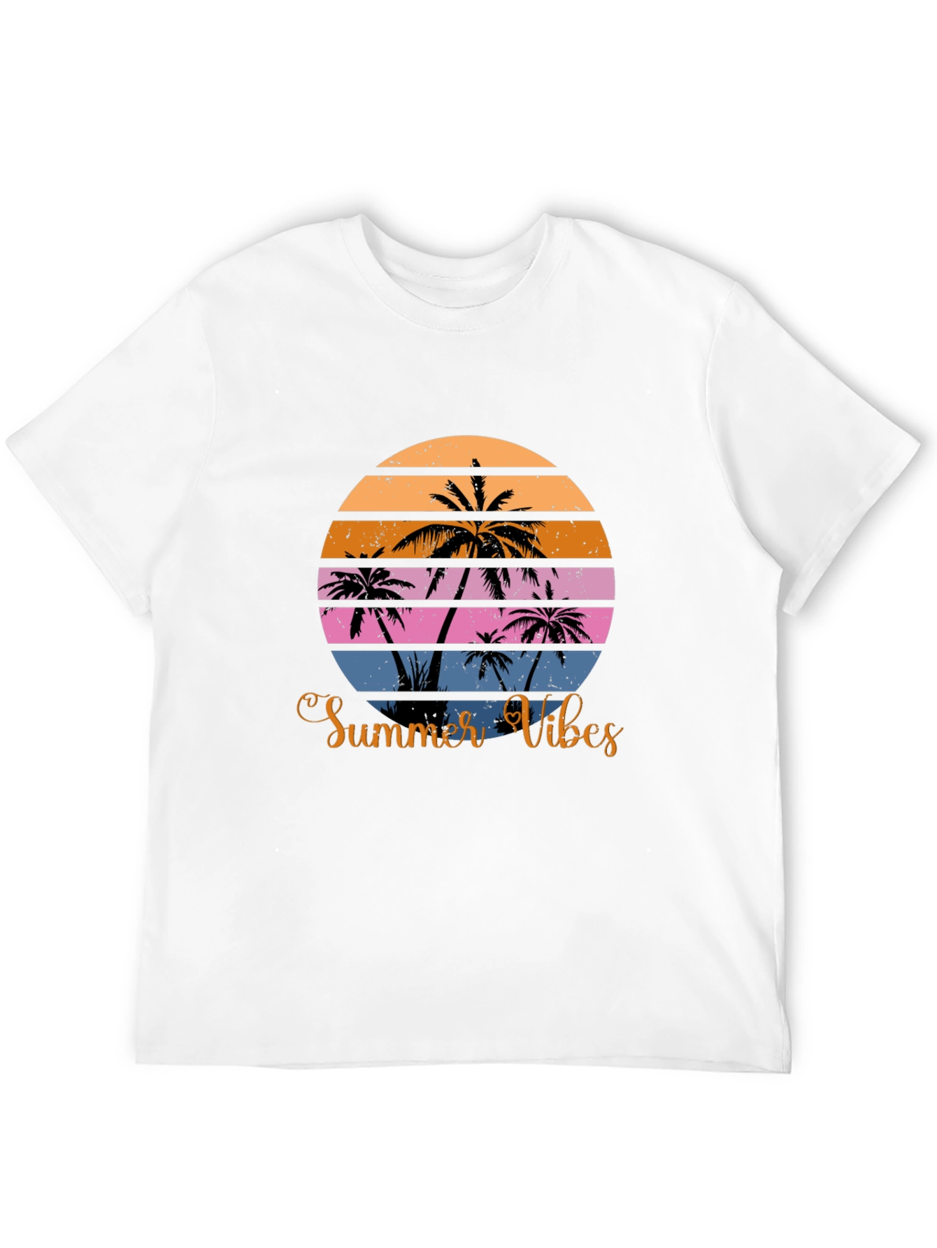 Summer Vibes Palm Tree Graphic Tee