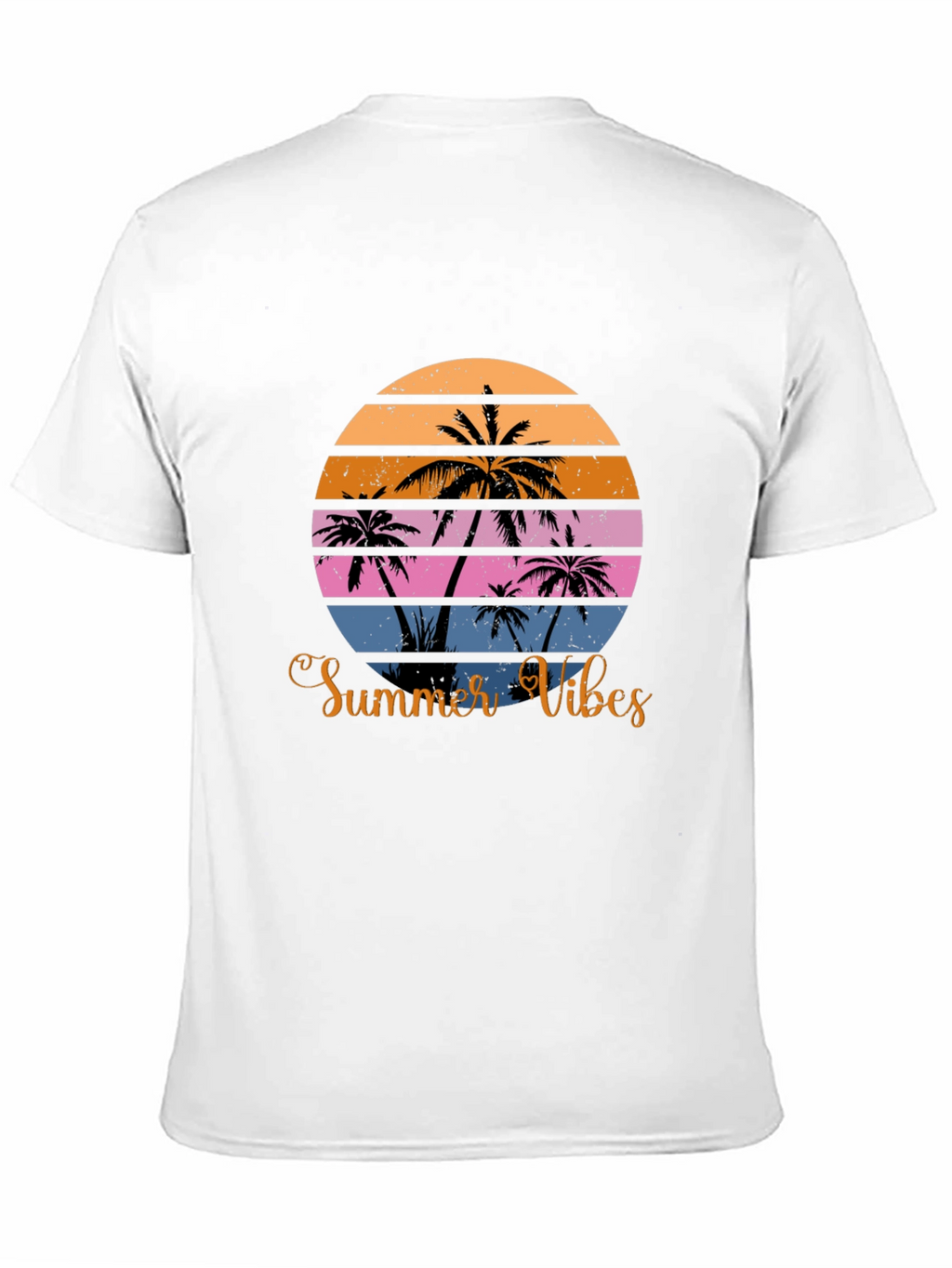 Summer Vibes Palm Tree Graphic Tee