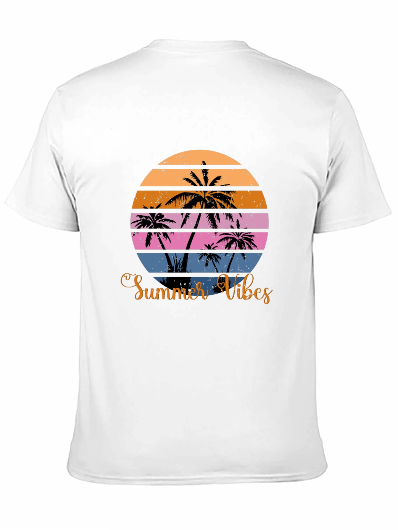 Summer Vibes Palm Tree Graphic Tee