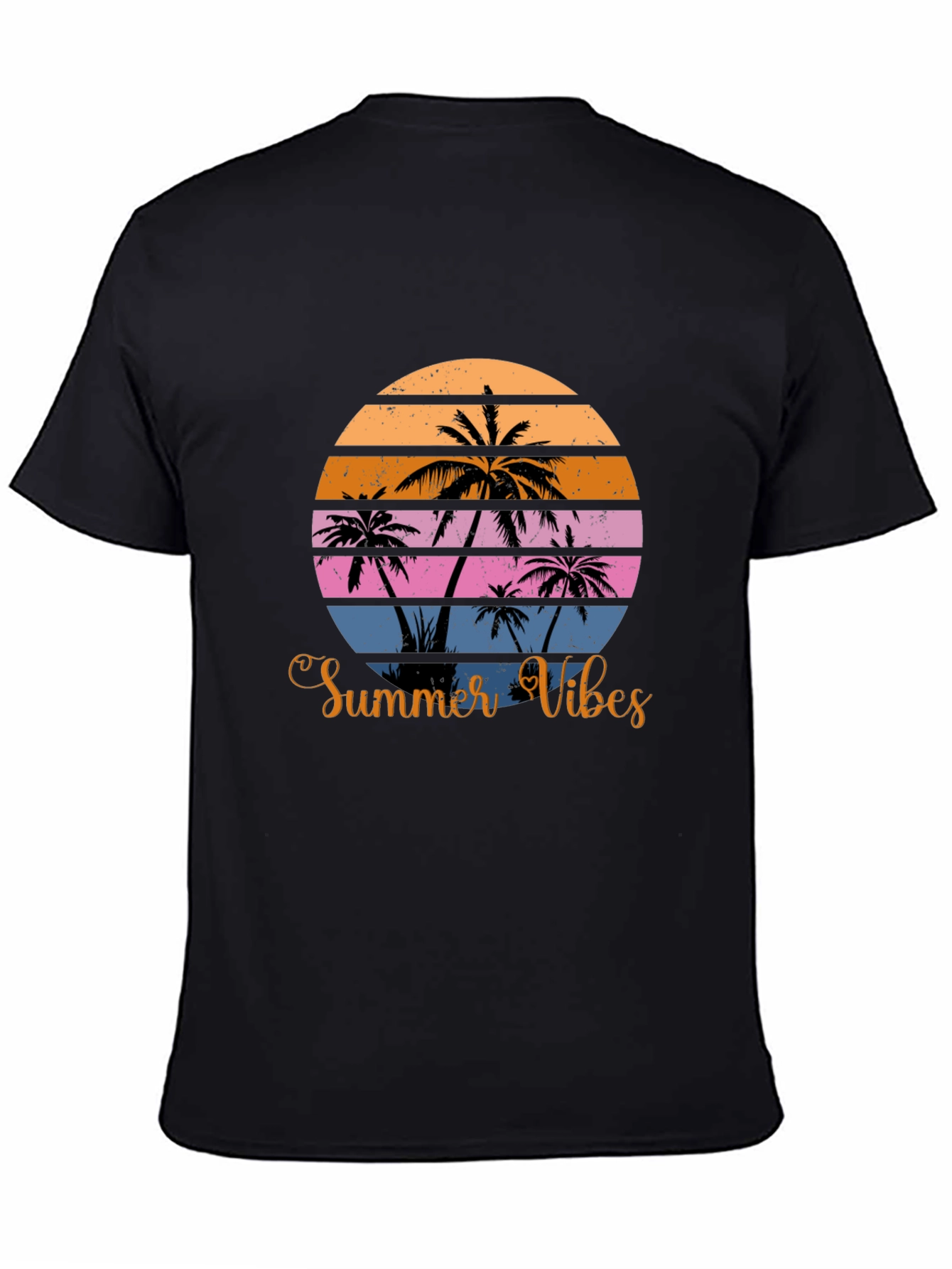 Summer Vibes Palm Tree Graphic Tee