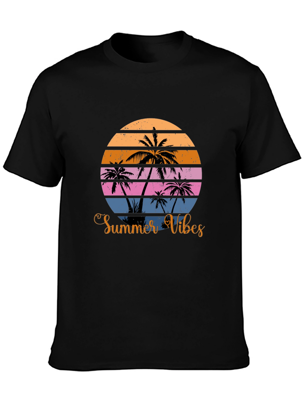 Summer Vibes Palm Tree Graphic Tee