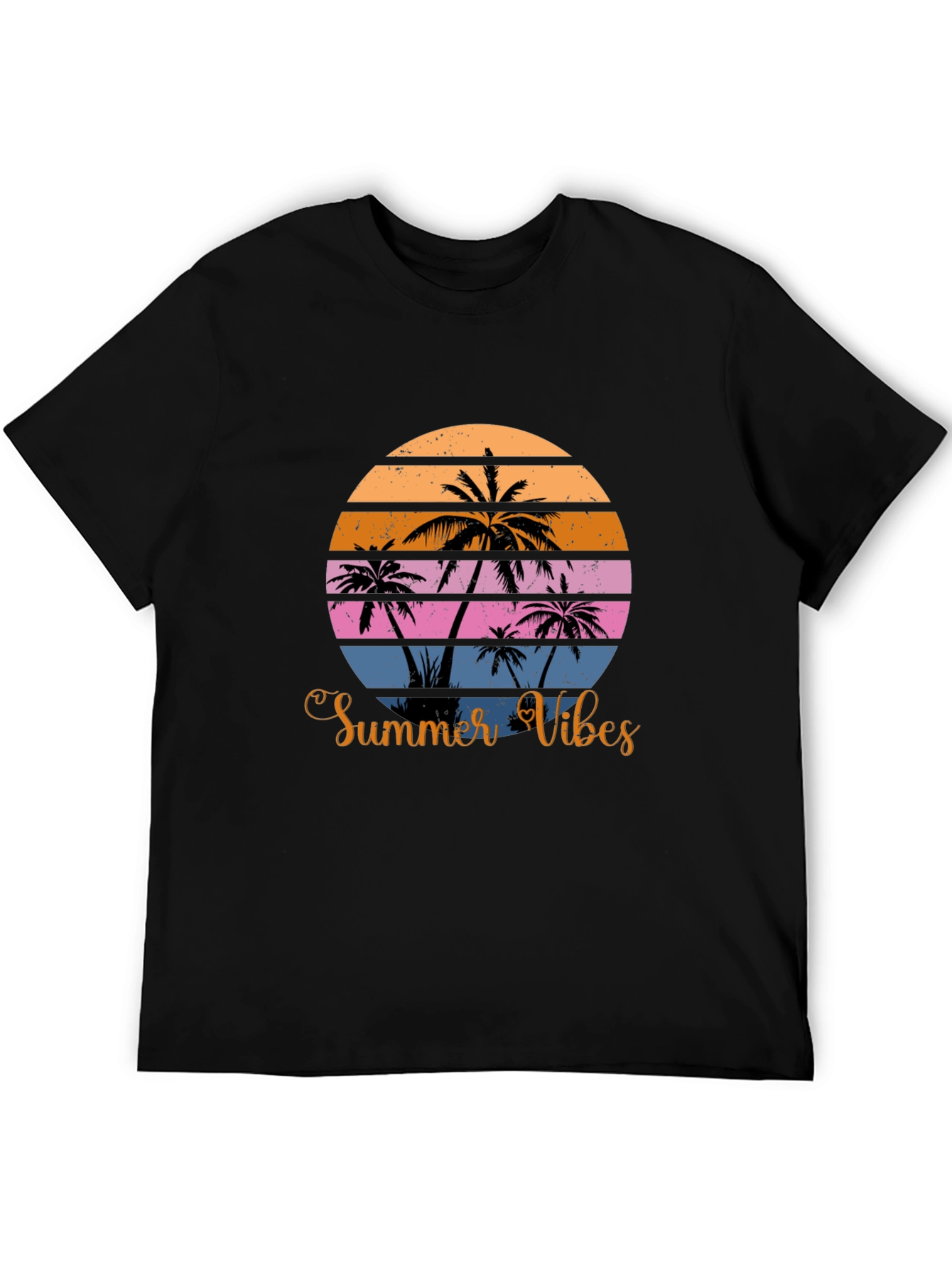 Summer Vibes Palm Tree Graphic Tee