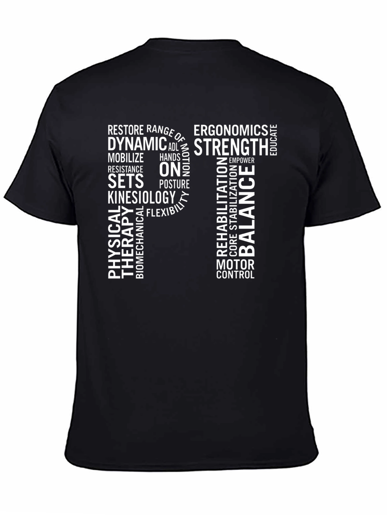 Physical Therapy Word Art T-Shirt