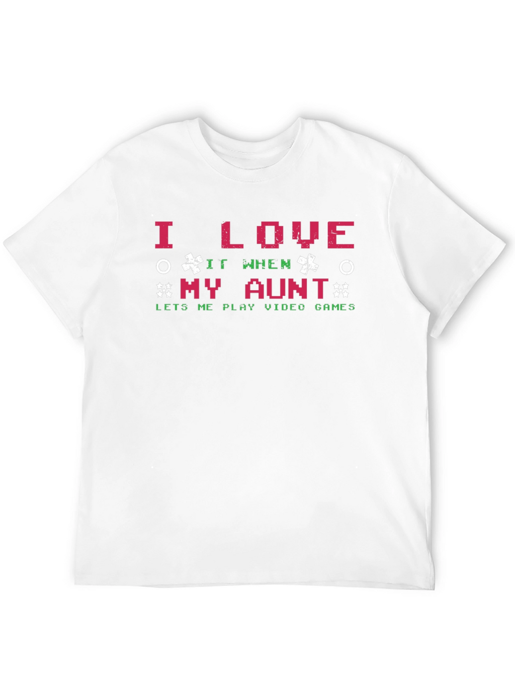 I Love My Aunt Video Game Graphic Tee