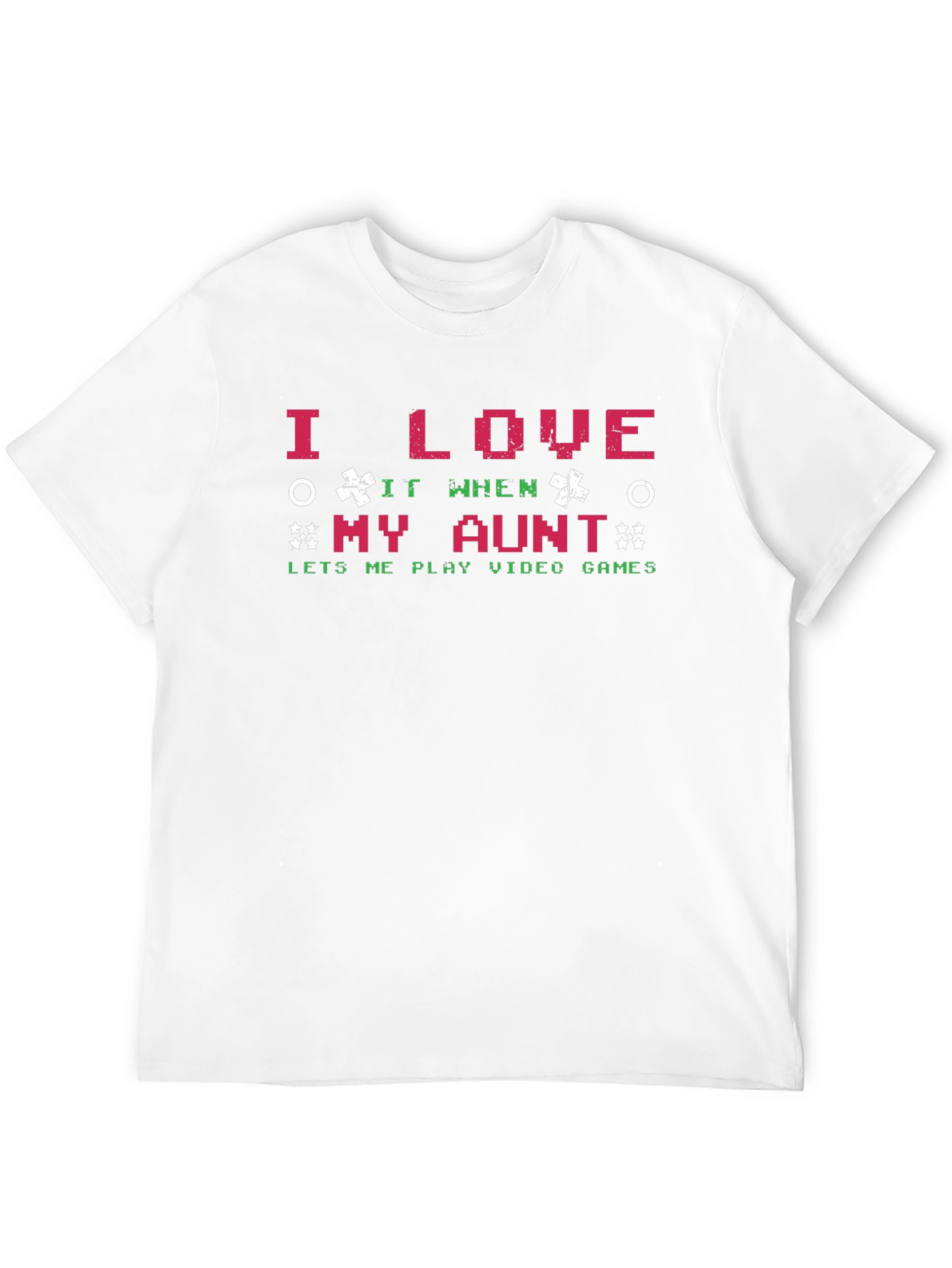 I Love My Aunt Video Game Graphic Tee