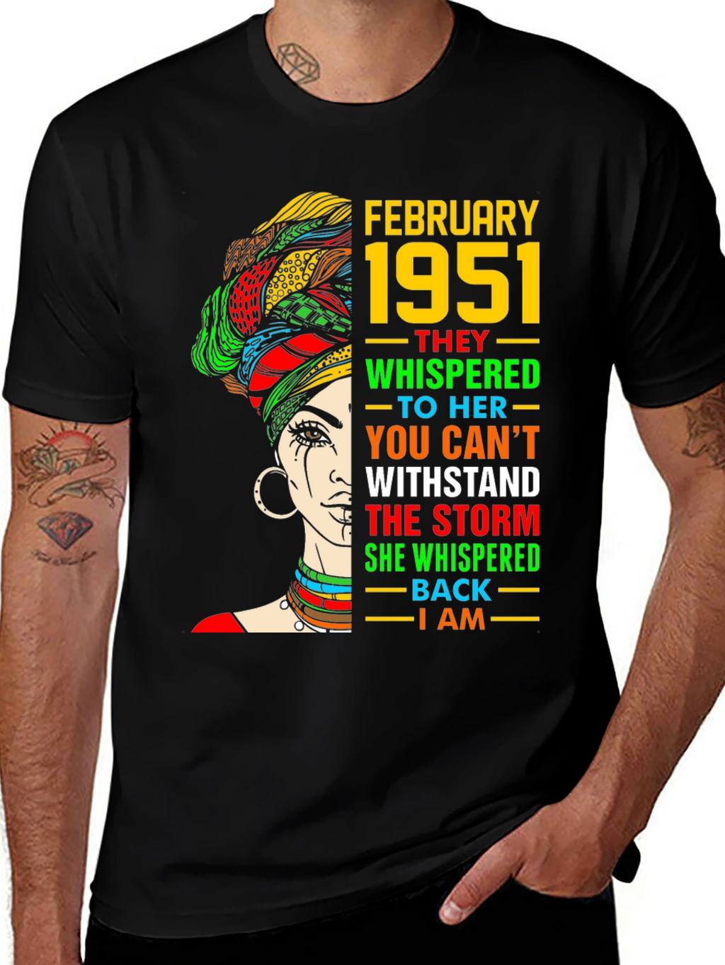 February 1951 Storm Whisper Black T-Shirt