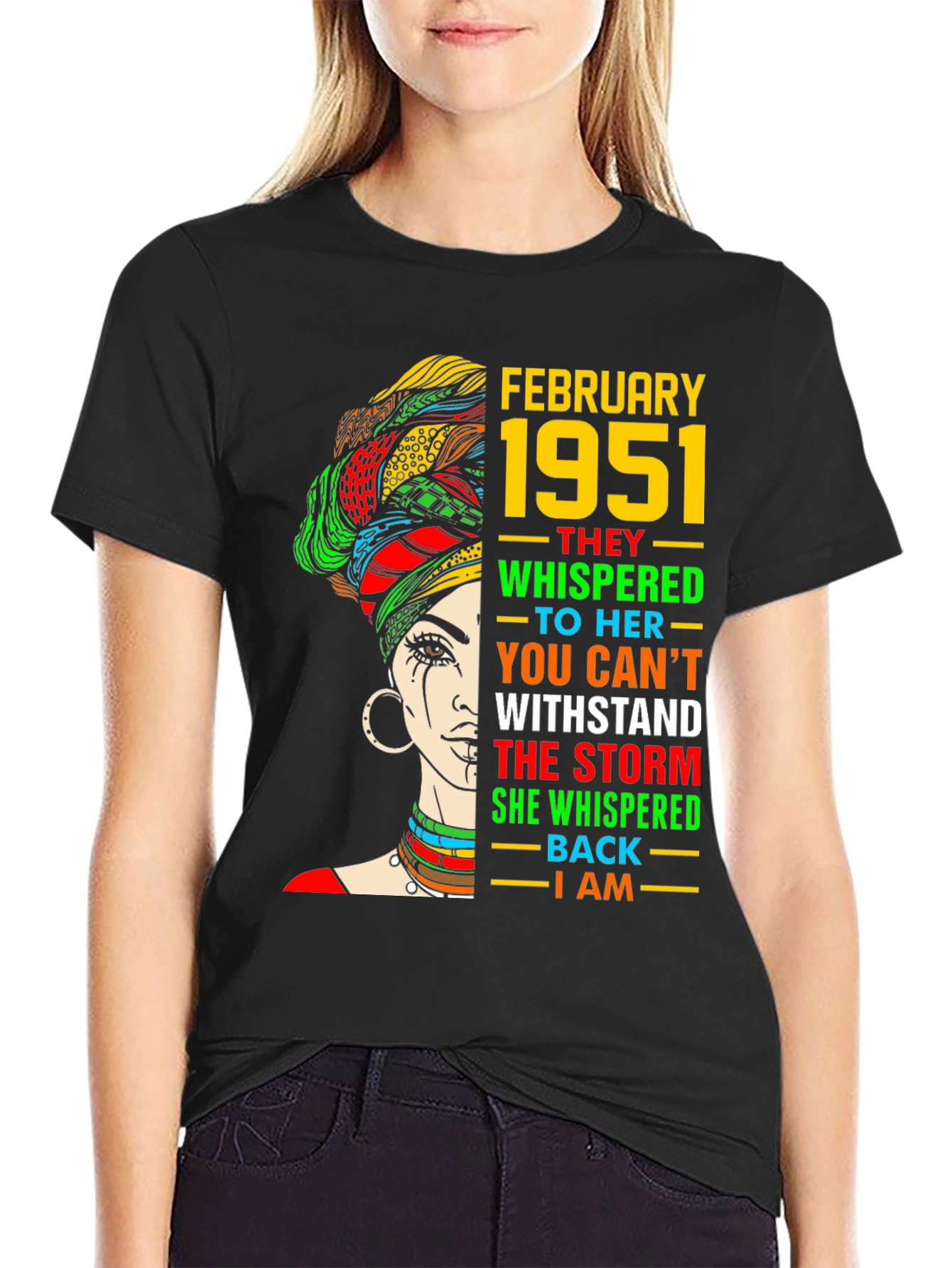 February 1951 Storm Whisper Black T-Shirt