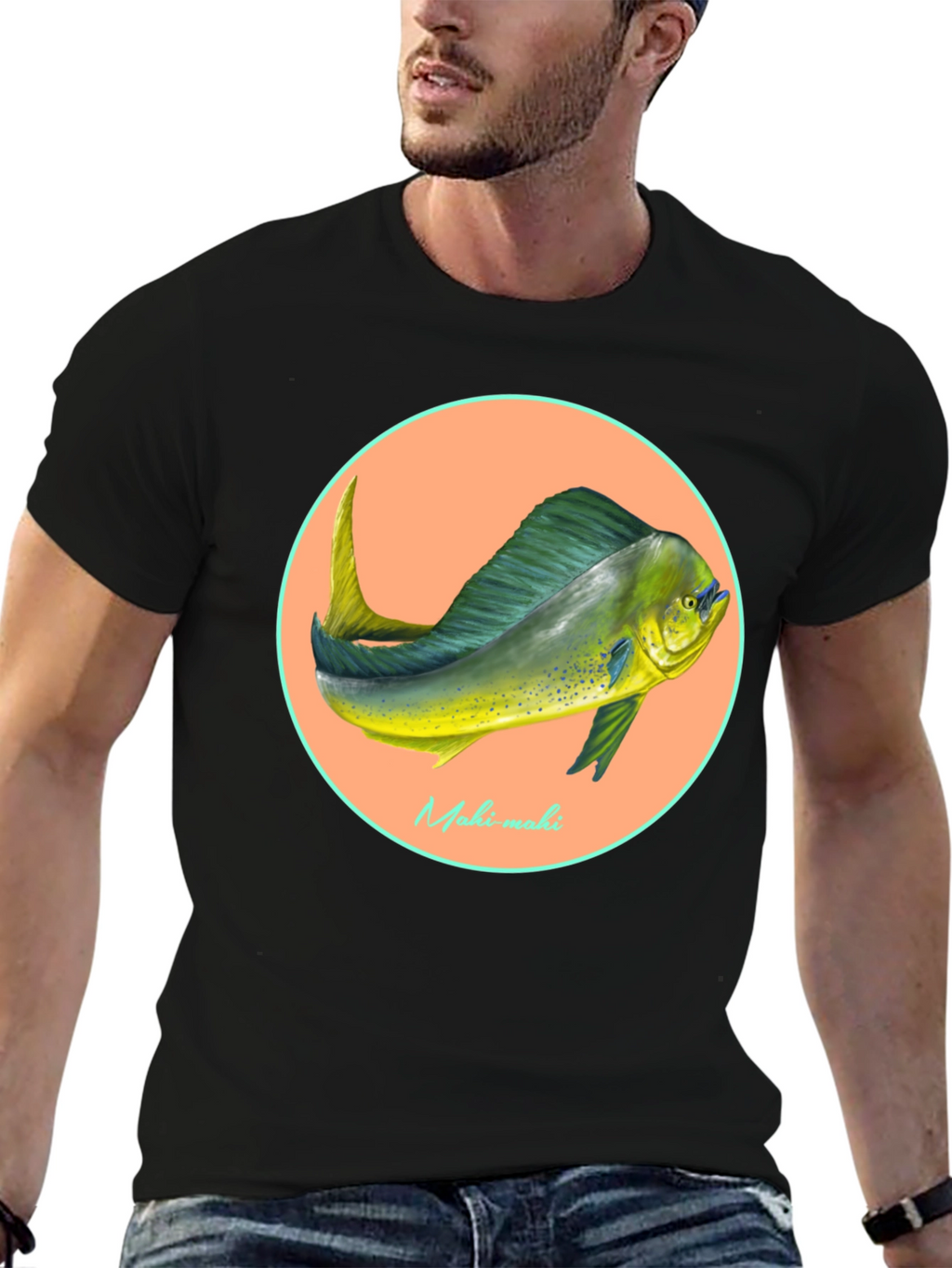 Mahi-Mahi Fish Graphic Tee - Anglers Delight!