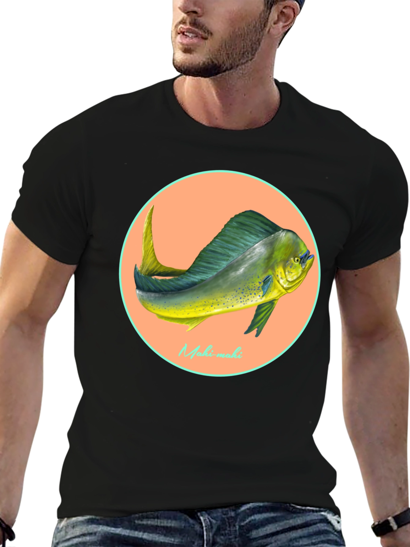Mahi-Mahi Fish Graphic Tee - Anglers Delight!