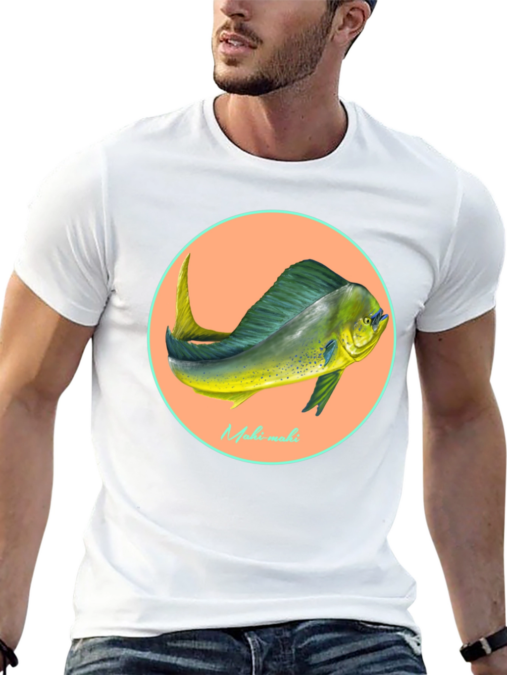 Mahi-Mahi Fish Graphic Tee - Anglers Delight!