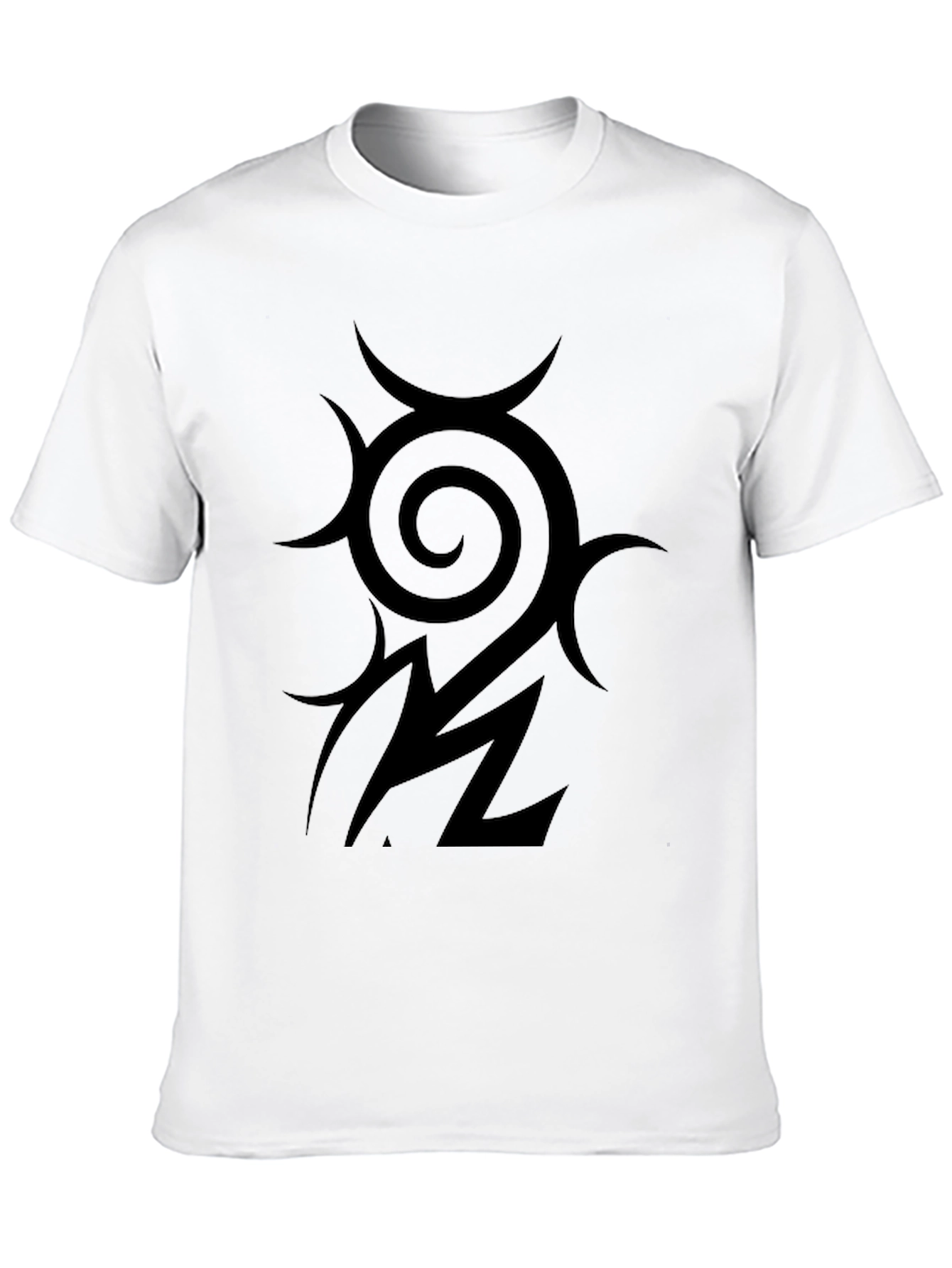 Tribal Symbol Graphic Black T-Shirt
