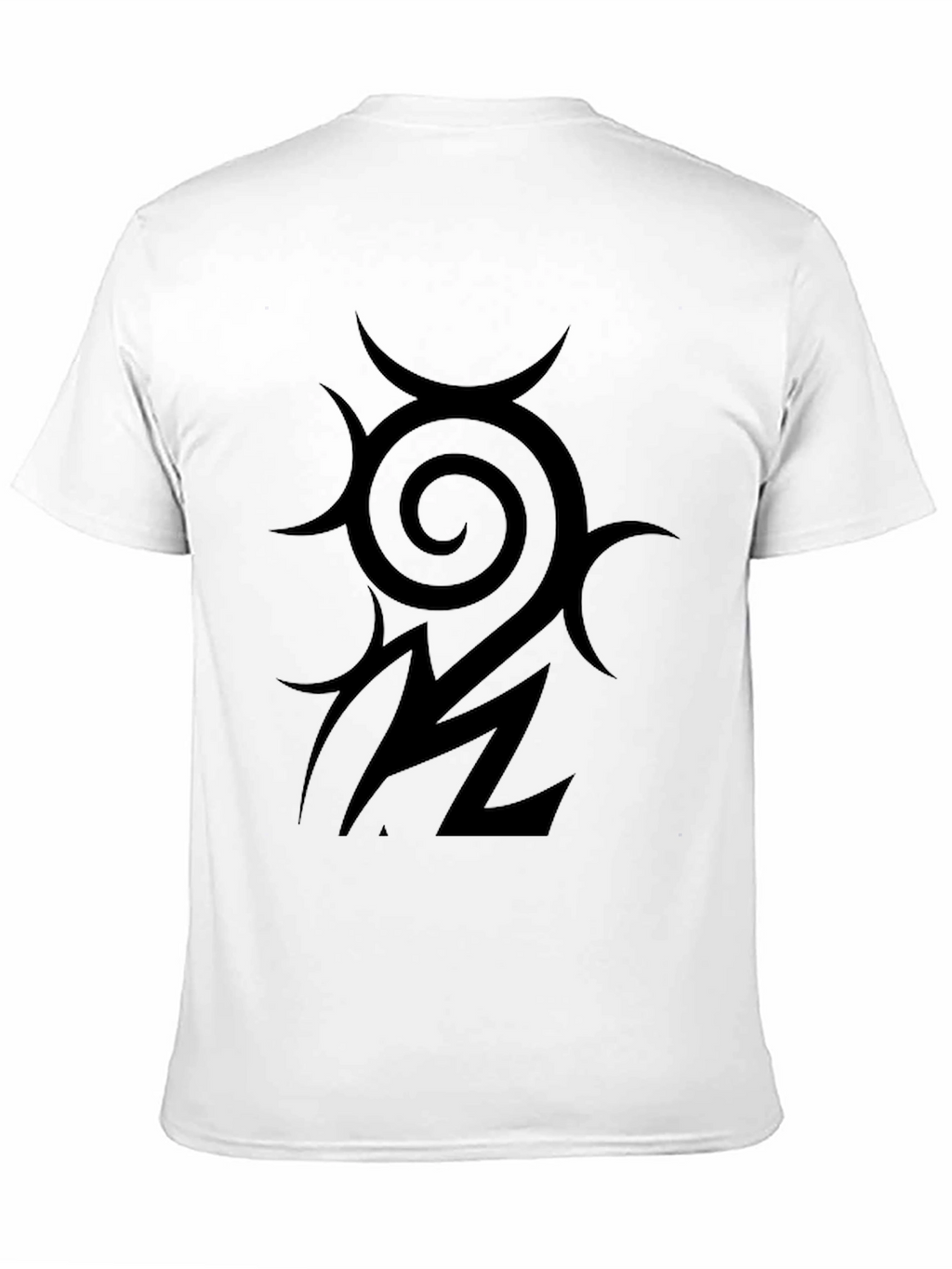 Tribal Symbol Graphic Black T-Shirt