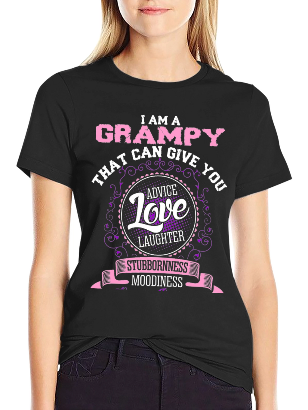 Grampy Tee: Advice Love and Laughter