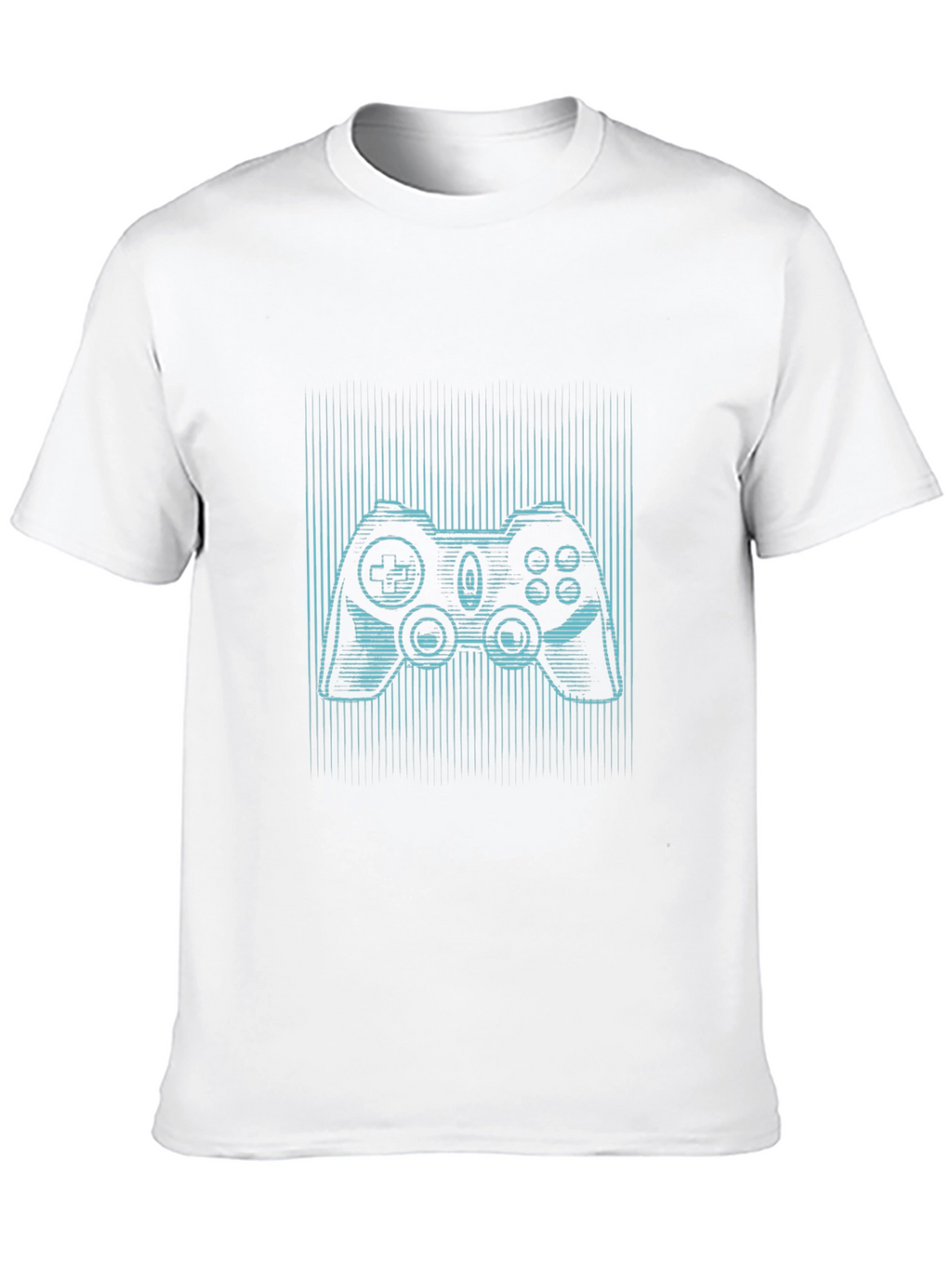 Gamer Style Black Tee - Controller Design