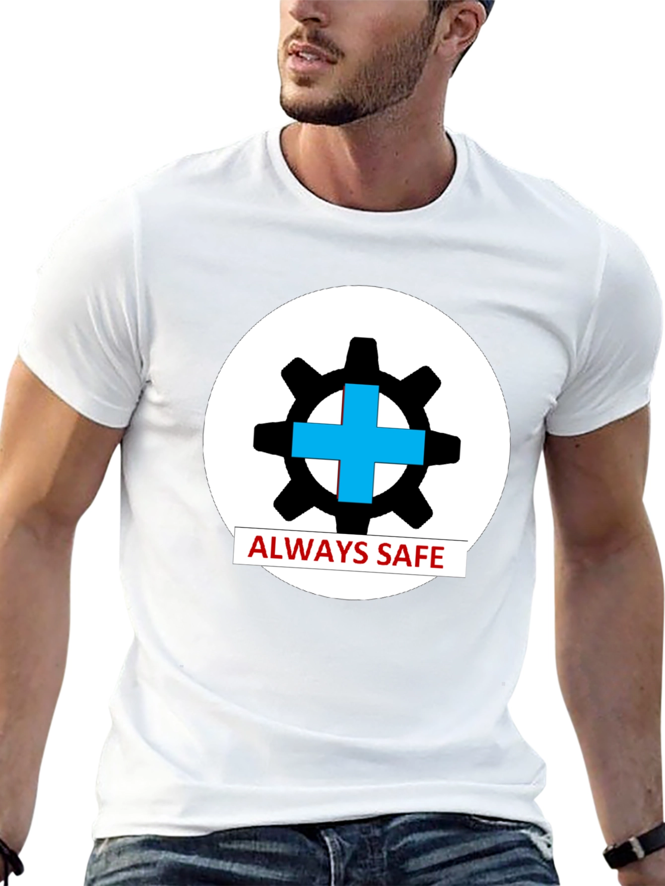 Always Safe Graphic T-Shirt - Black