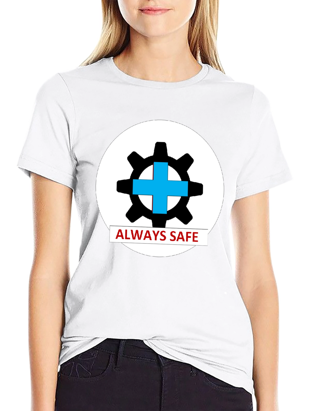 Always Safe Graphic T-Shirt - Black