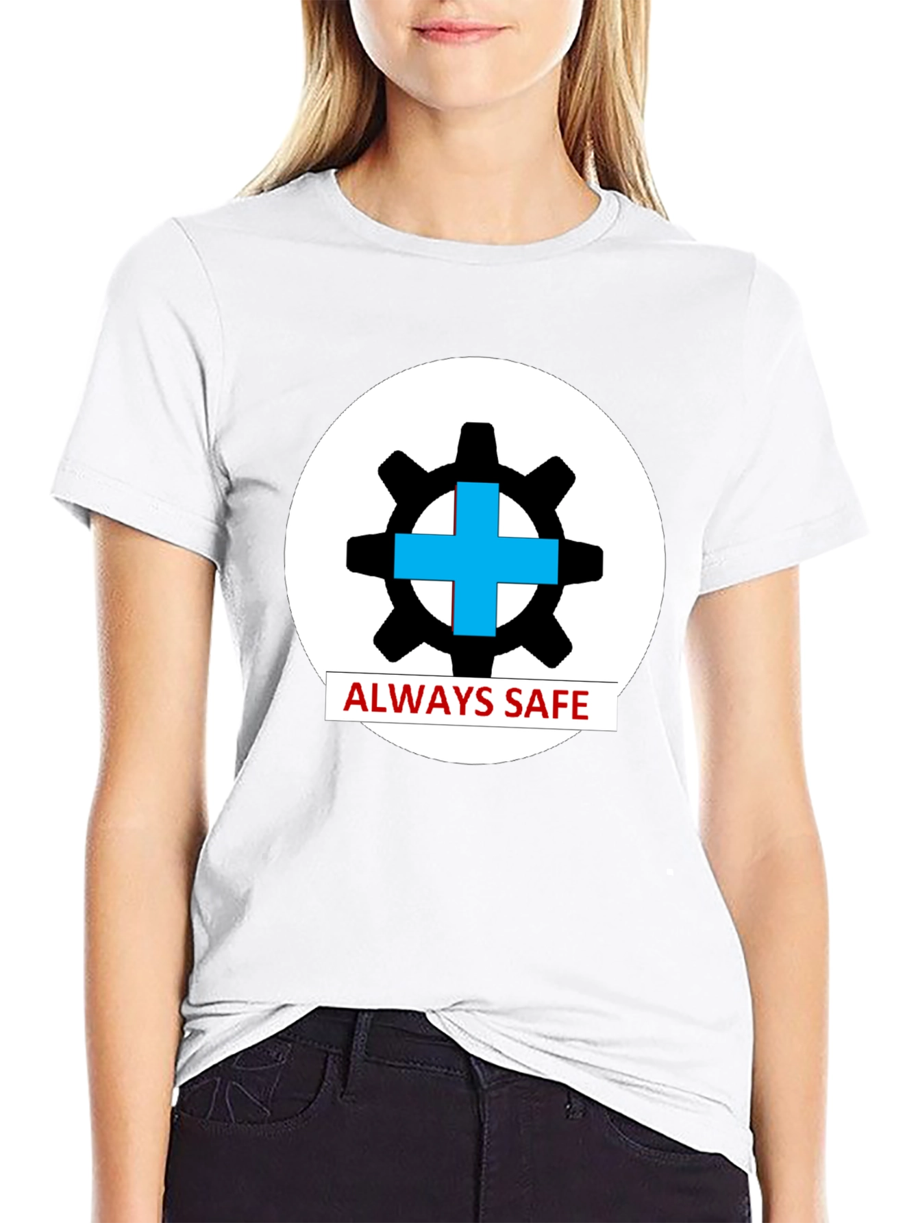 Always Safe Graphic T-Shirt - Black