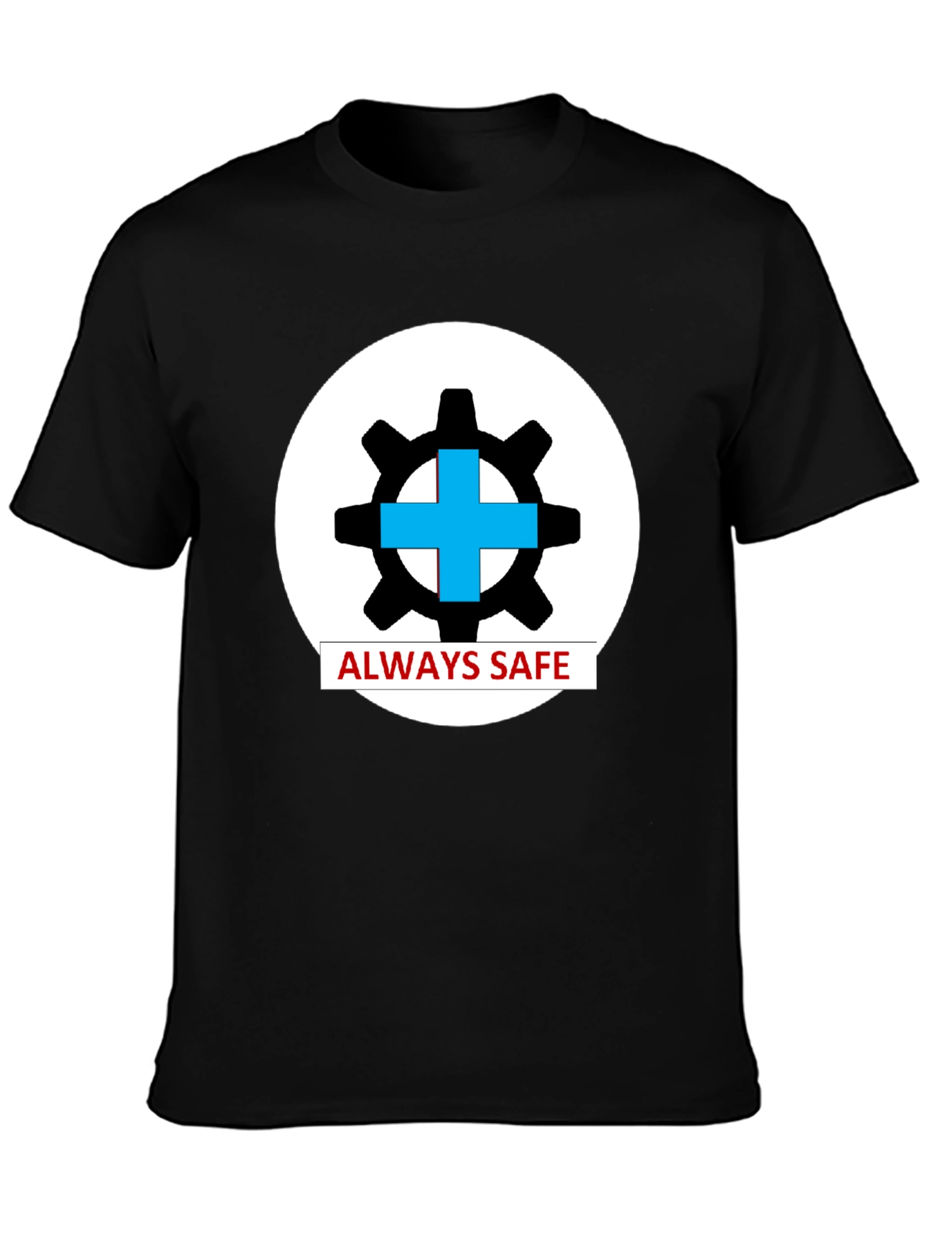 Always Safe Graphic T-Shirt - Black