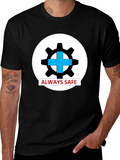 Always Safe Graphic T-Shirt - Black