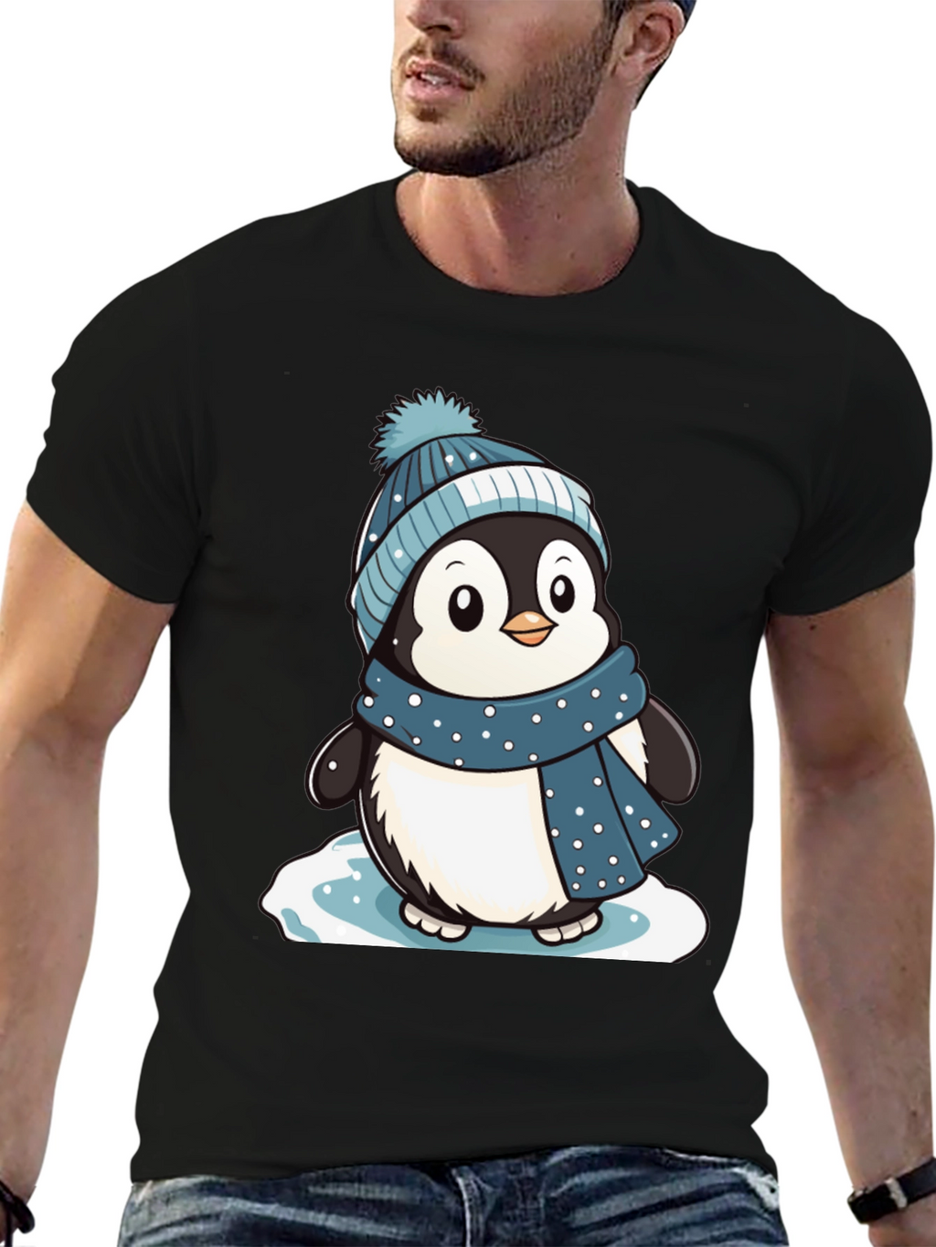 Cute Penguin Winter T-Shirt