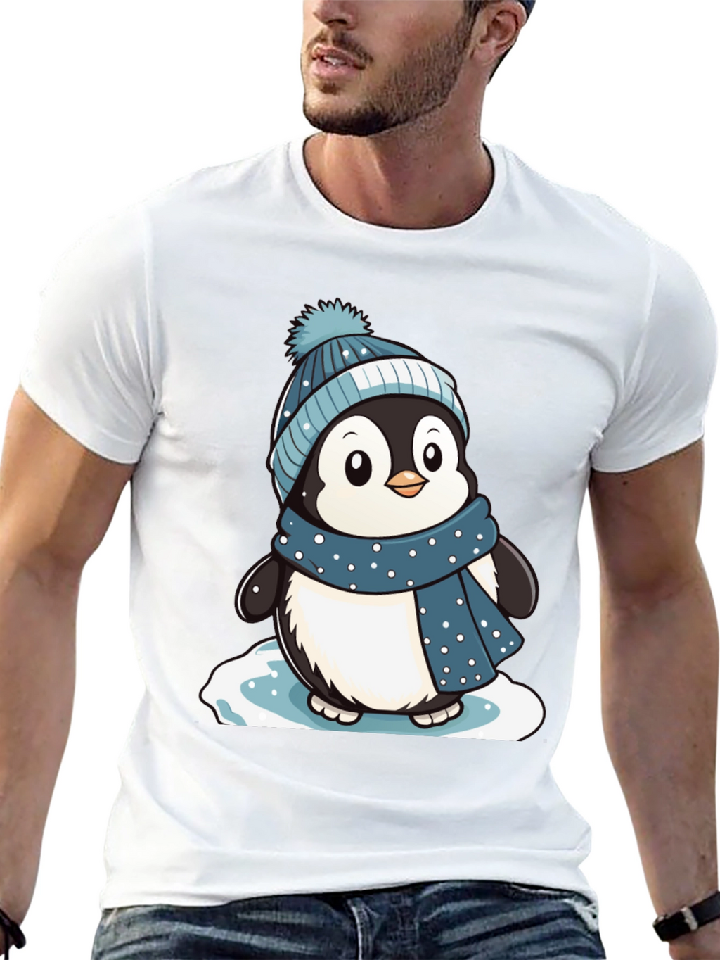 Cute Penguin Winter T-Shirt