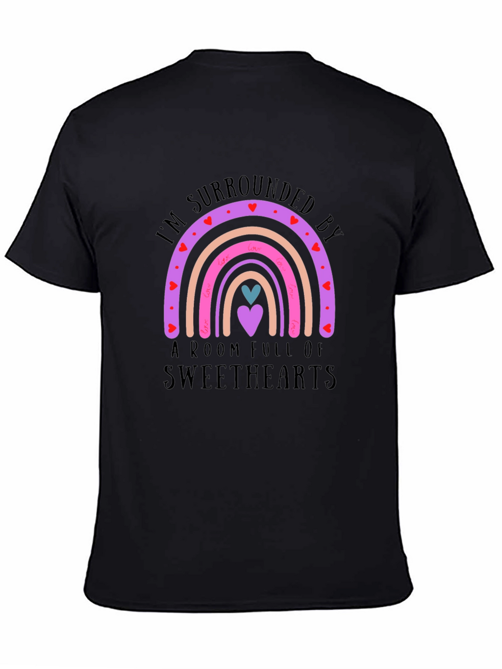 Sweethearts Rainbow T-Shirt - Cute Love Design