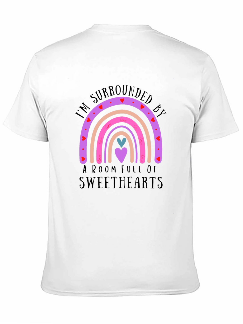 Sweethearts Rainbow T-Shirt - Cute Love Design