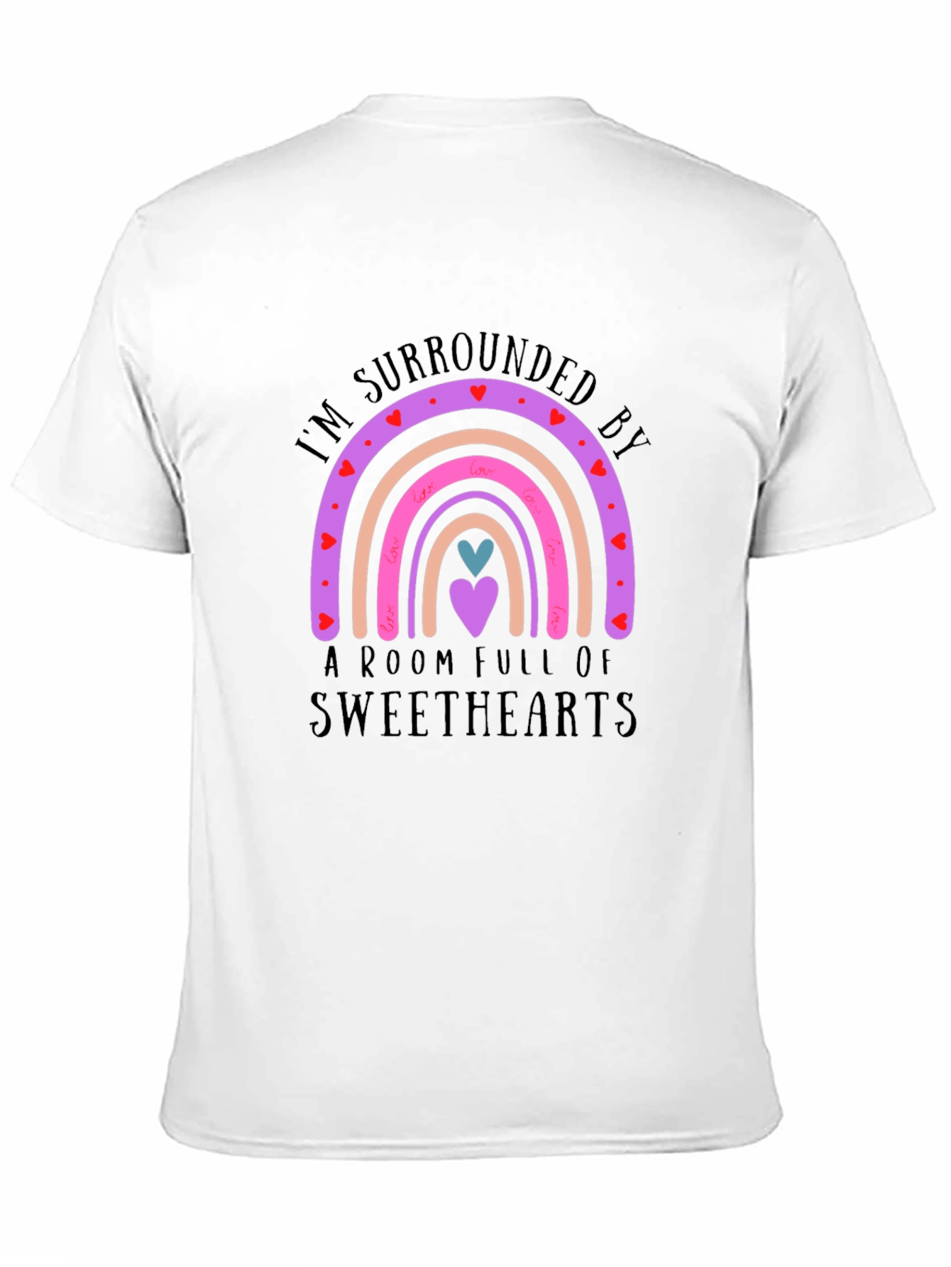 Sweethearts Rainbow T-Shirt - Cute Love Design
