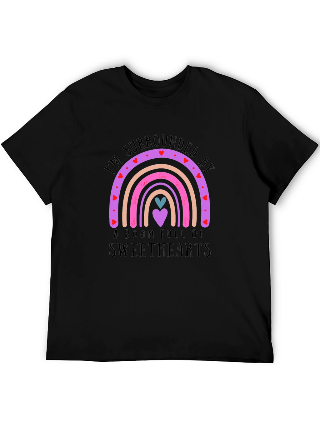 Sweethearts Rainbow T-Shirt - Cute Love Design