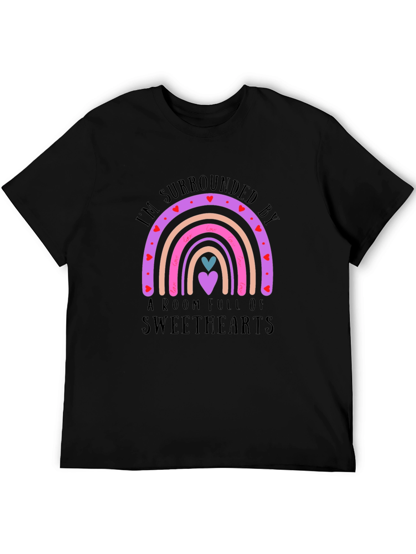 Sweethearts Rainbow T-Shirt - Cute Love Design