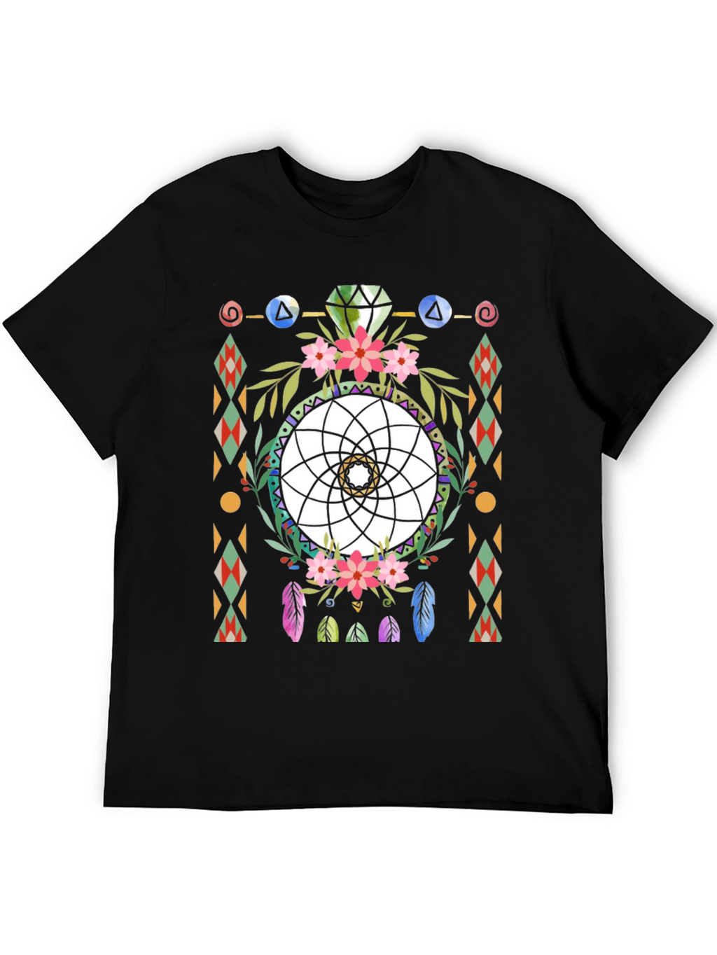 Dreamcatcher Graphic Tee - Bohemian Style