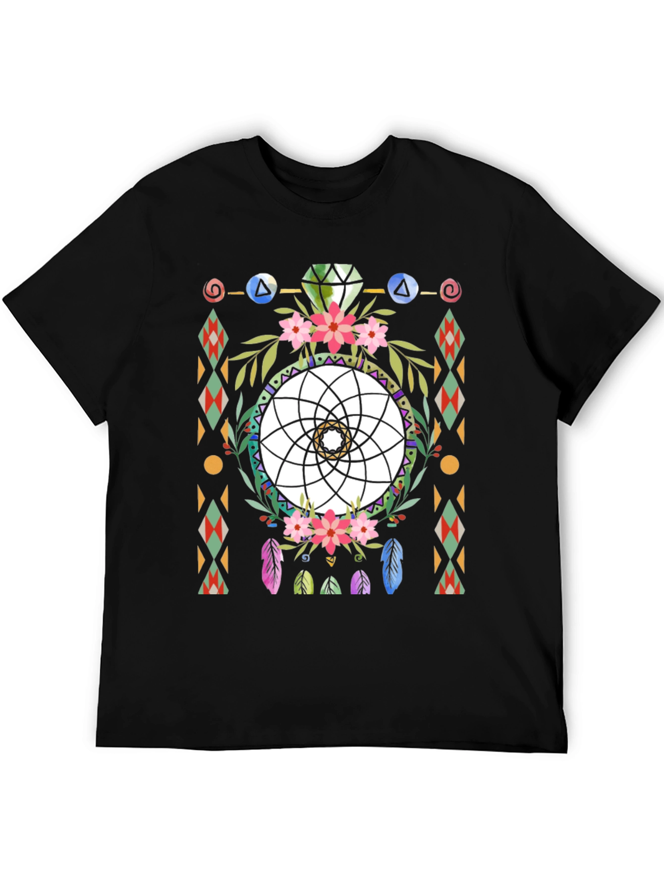 Dreamcatcher Graphic Tee - Bohemian Style
