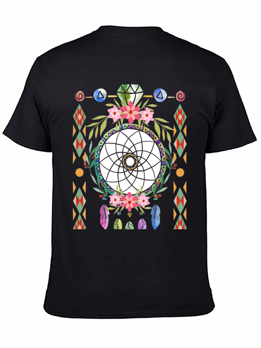Dreamcatcher Graphic Tee - Bohemian Style