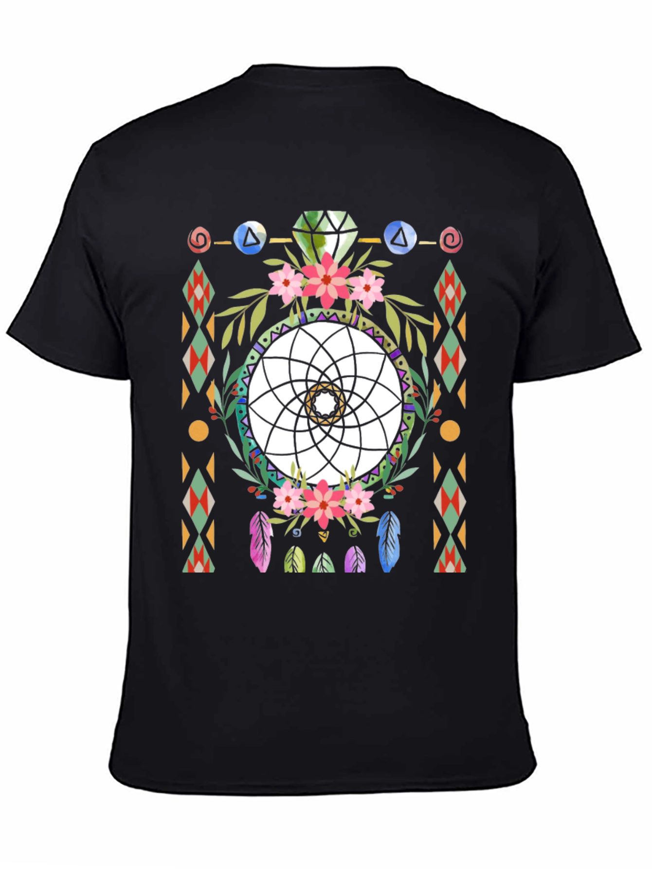 Dreamcatcher Graphic Tee - Bohemian Style