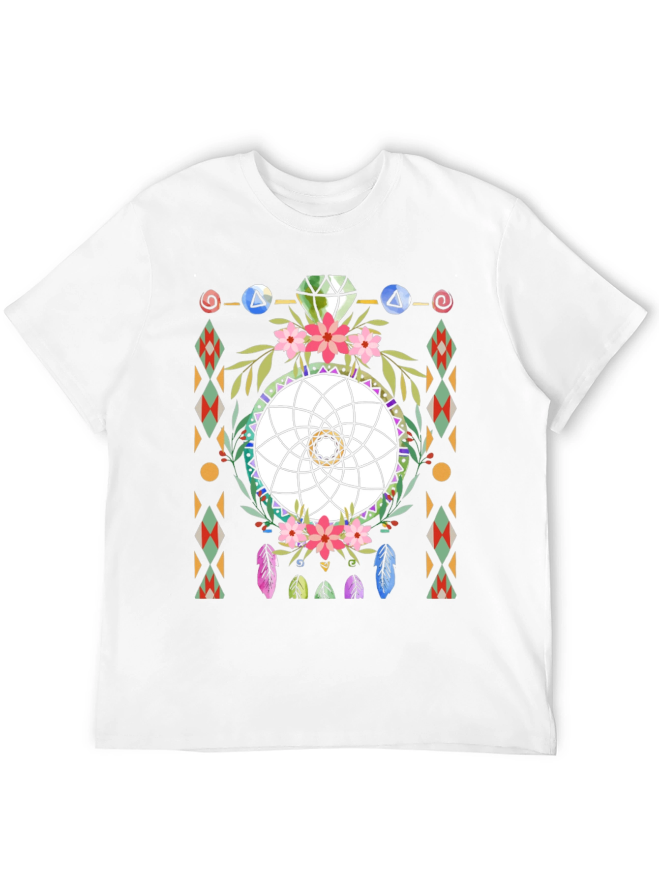 Dreamcatcher Graphic Tee - Bohemian Style