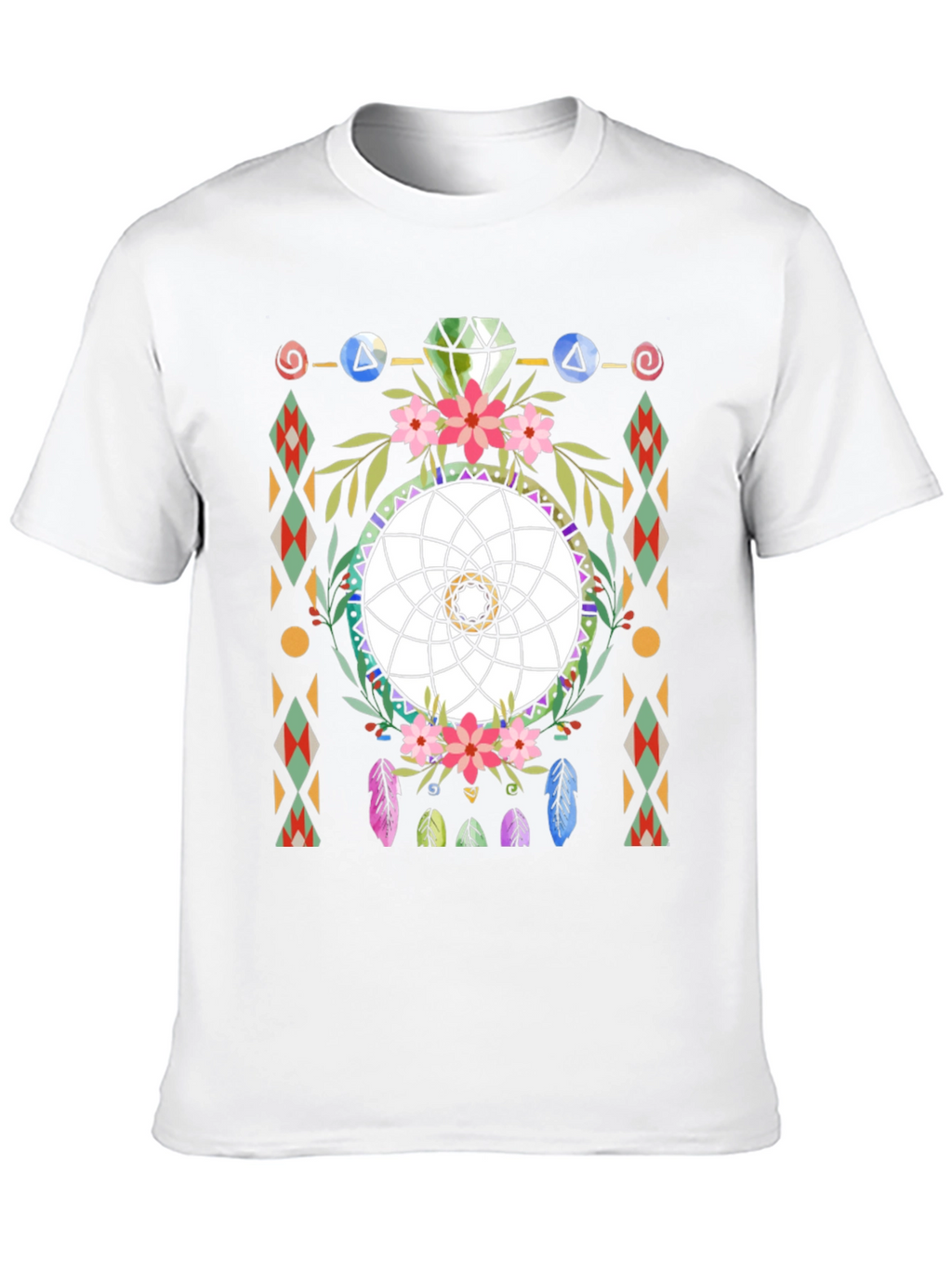 Dreamcatcher Graphic Tee - Bohemian Style