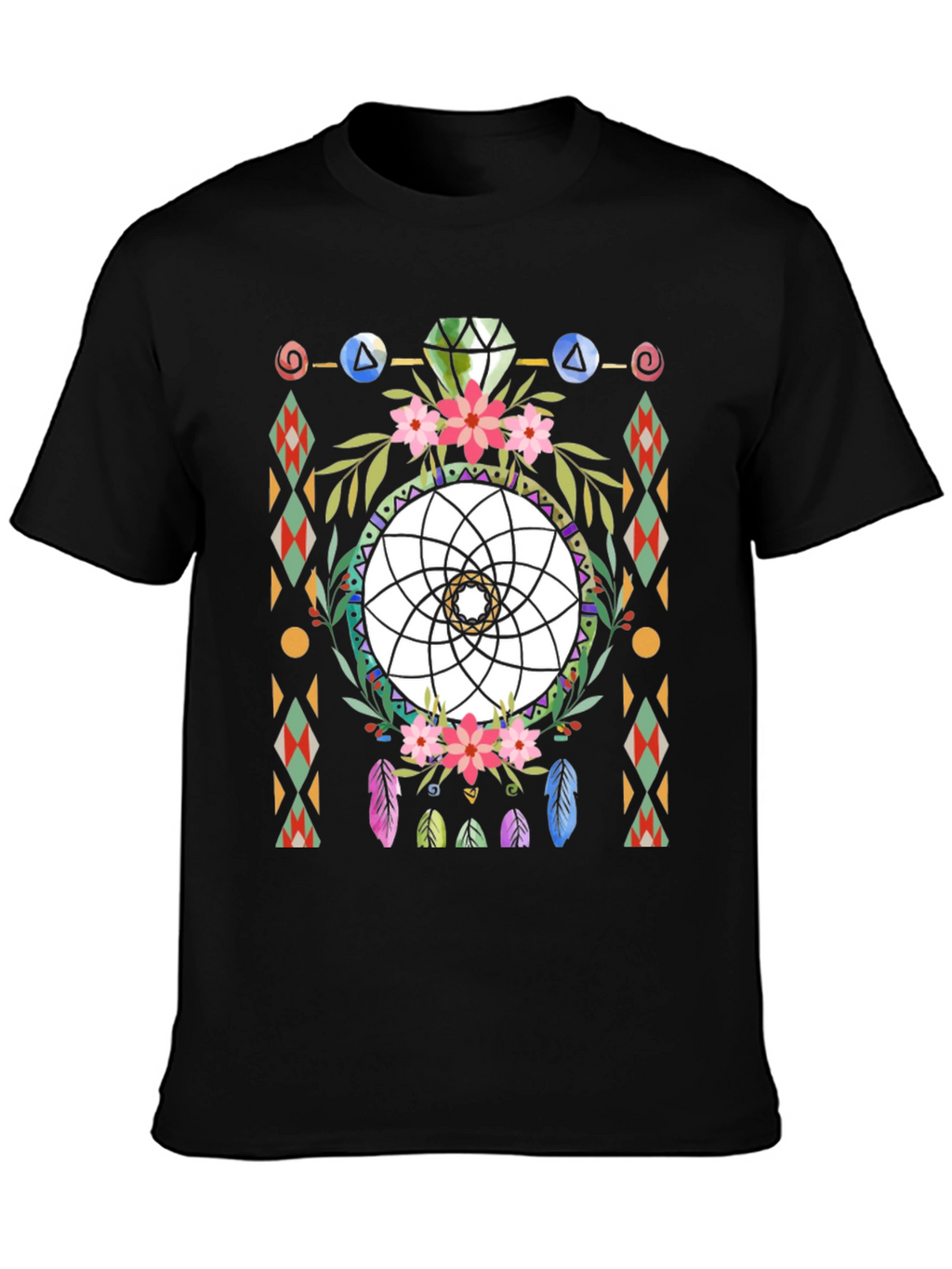 Dreamcatcher Graphic Tee - Bohemian Style